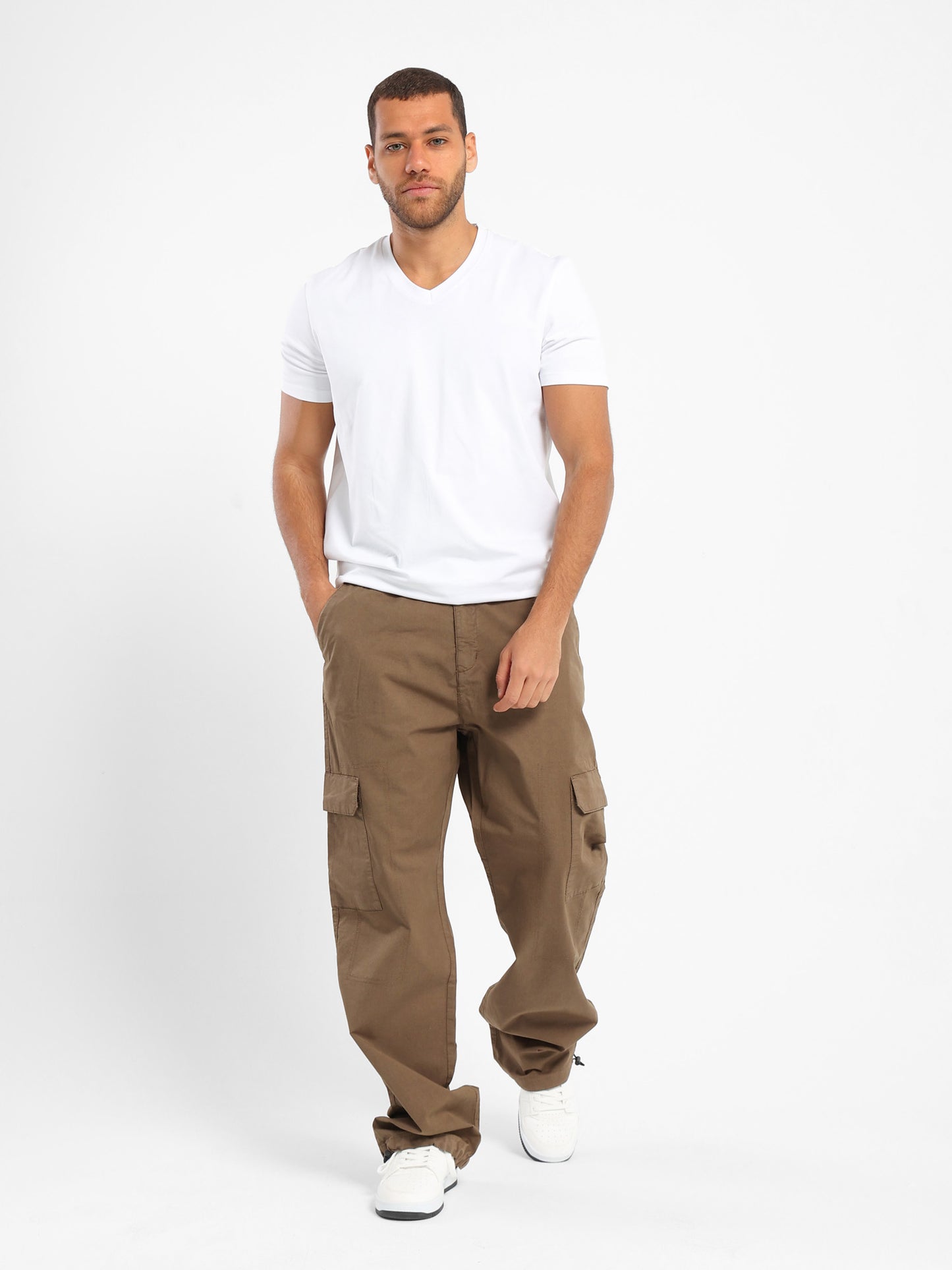 Loose Pants with Elastic Hem - Outlet