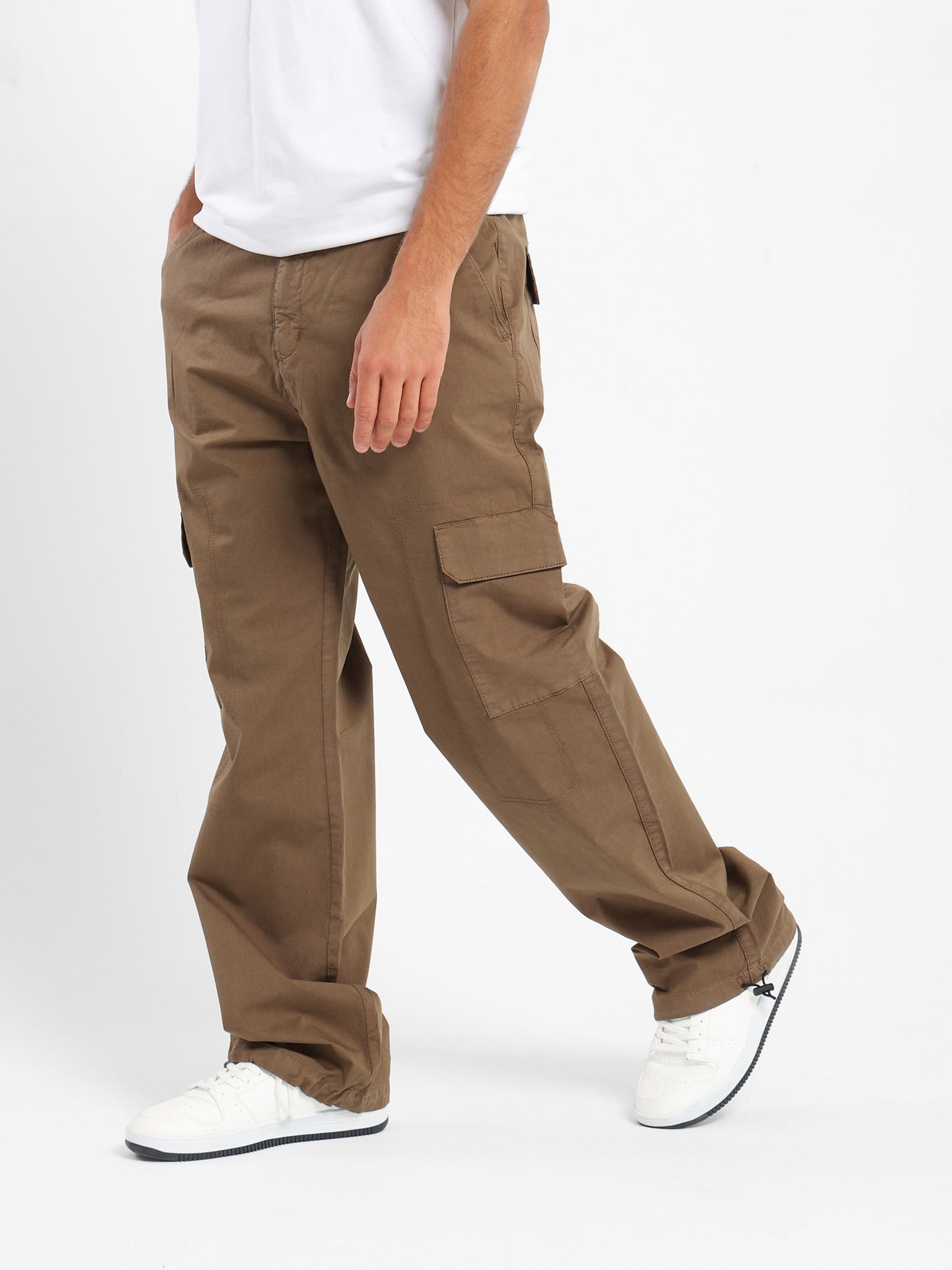 Loose Pants with Elastic Hem - Outlet