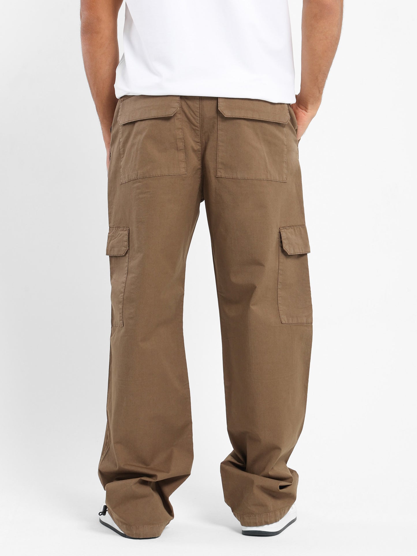Loose Pants with Elastic Hem - Outlet