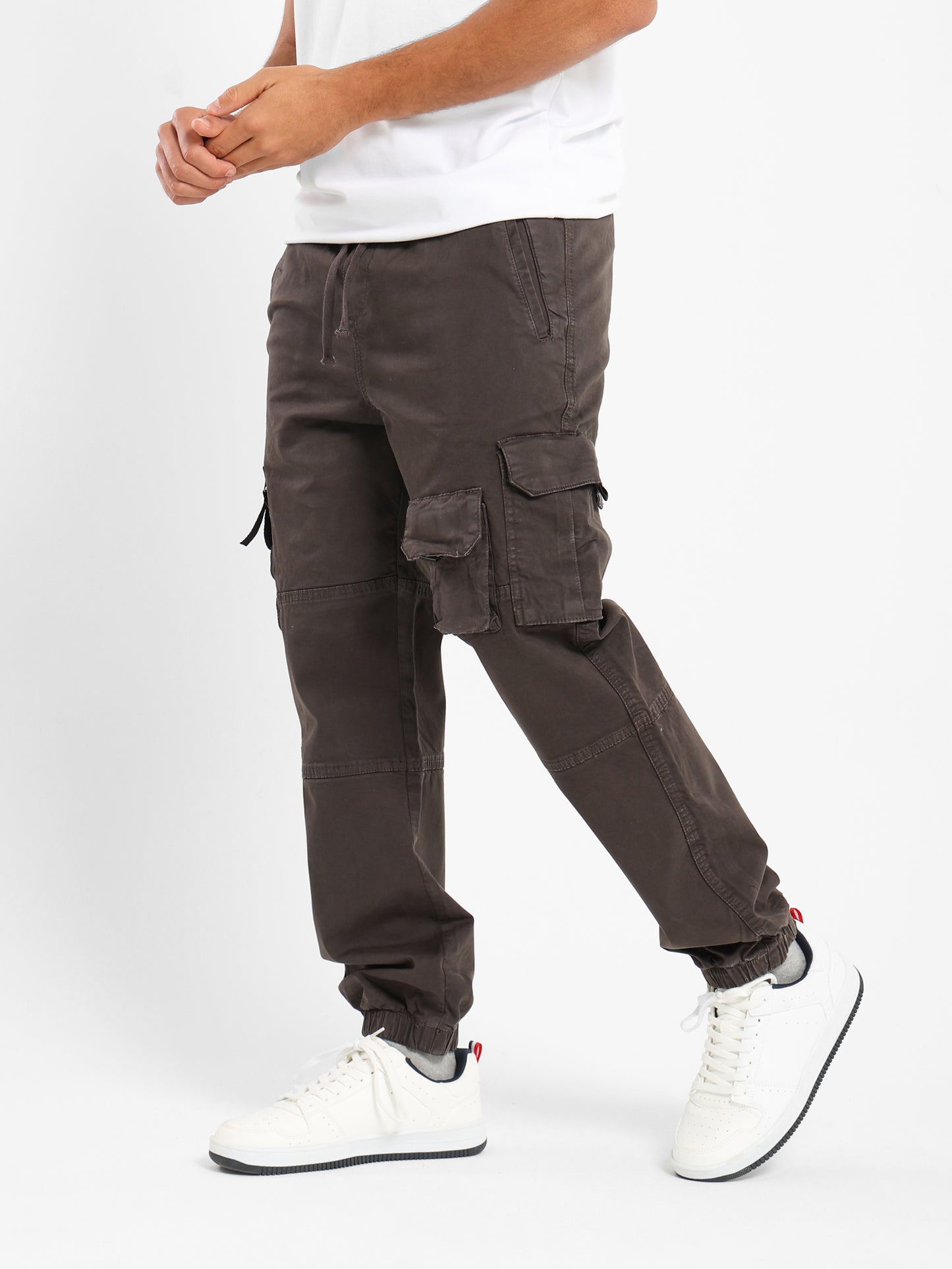Woven Multi-Pocket Jogger Pants - Outlet