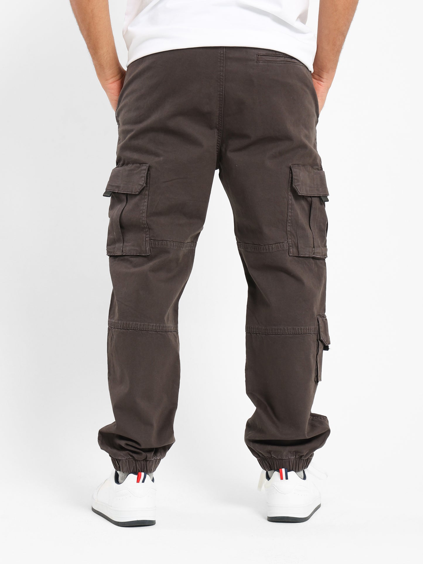Woven Multi-Pocket Jogger Pants - Outlet