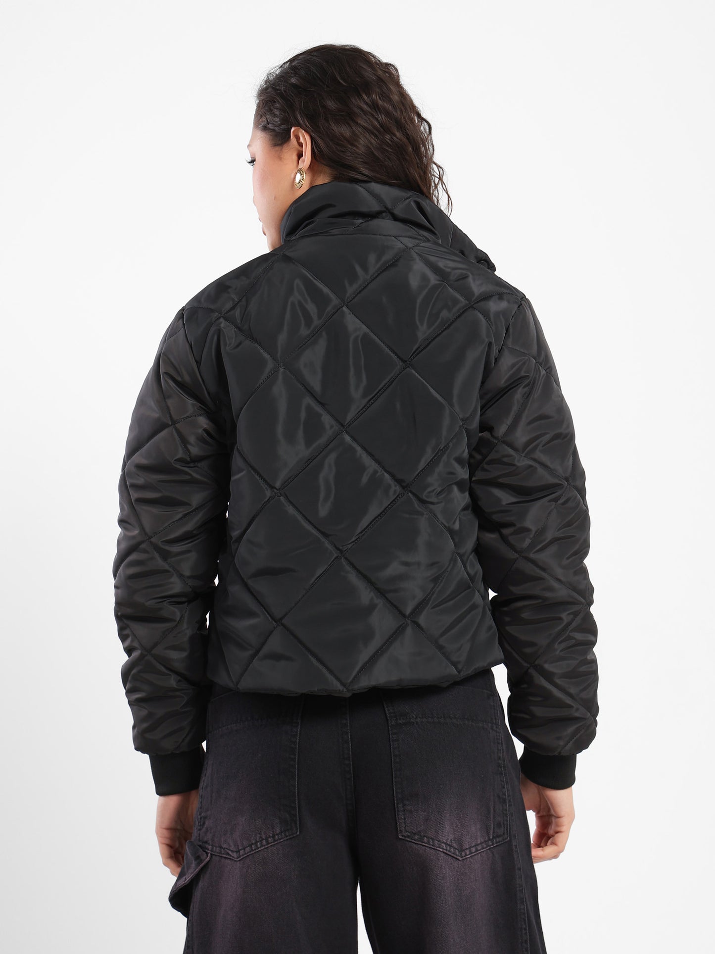 Jacket Button Front Puffer