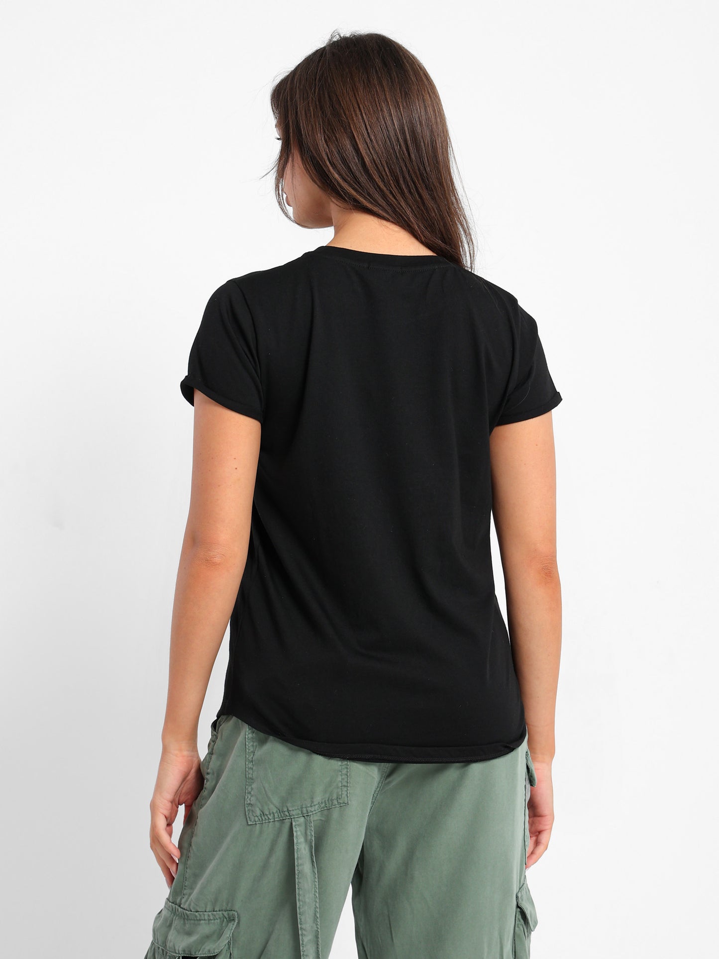 Embroidered Printed T-Shirt