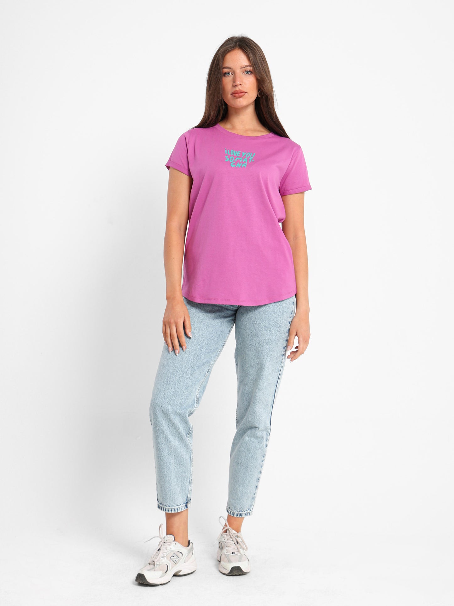 Front Text Print T-Shirt