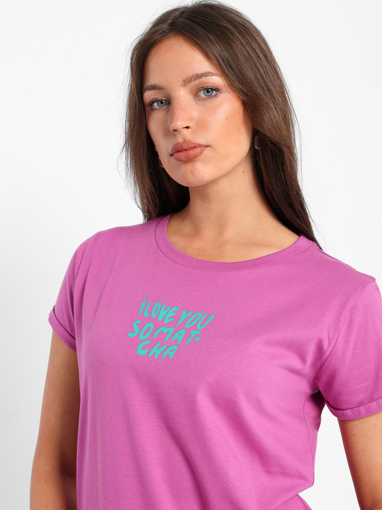 Front Text Print T-Shirt