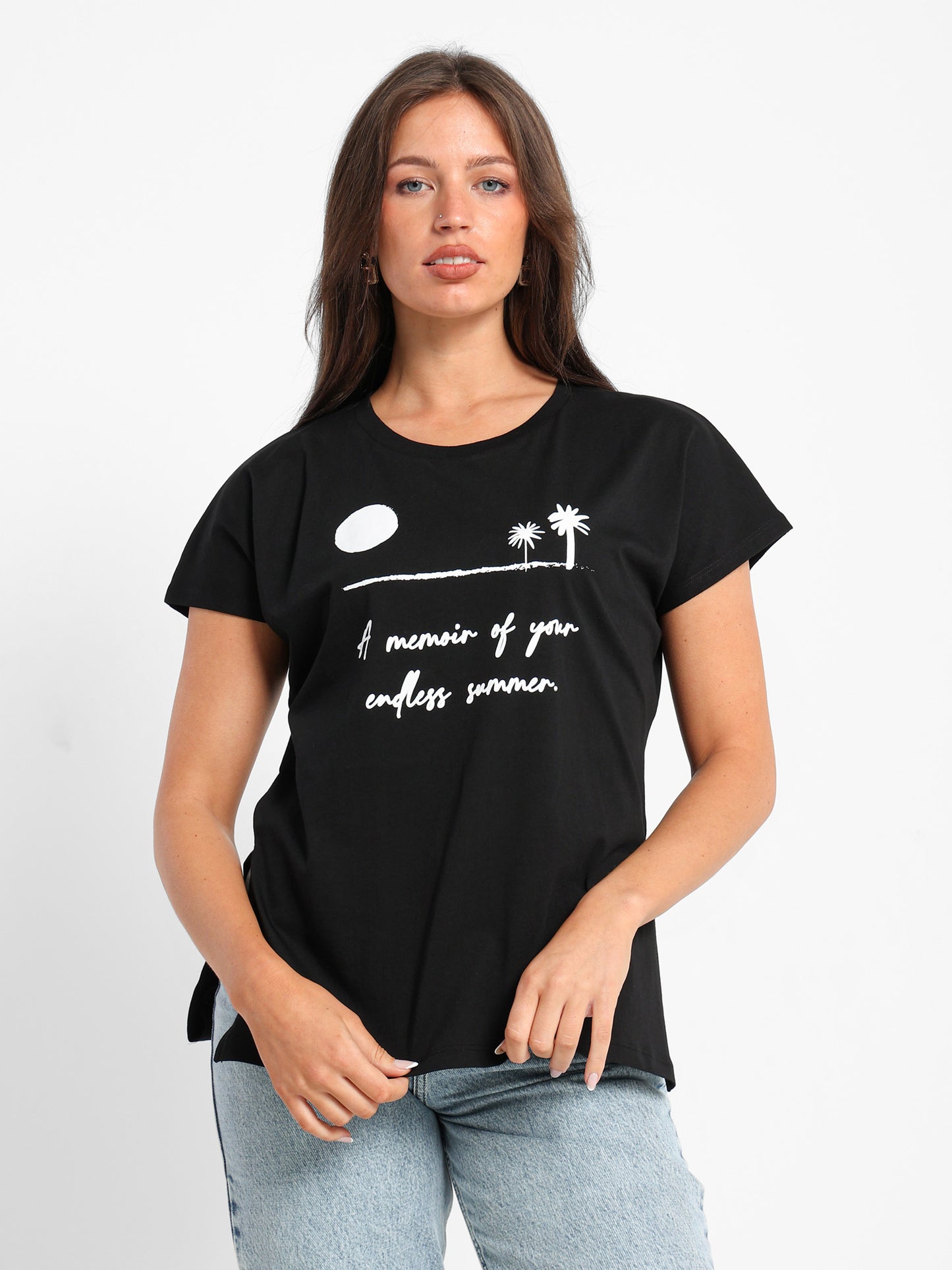 "Turn Off Your Phone" Printed T-Shirt