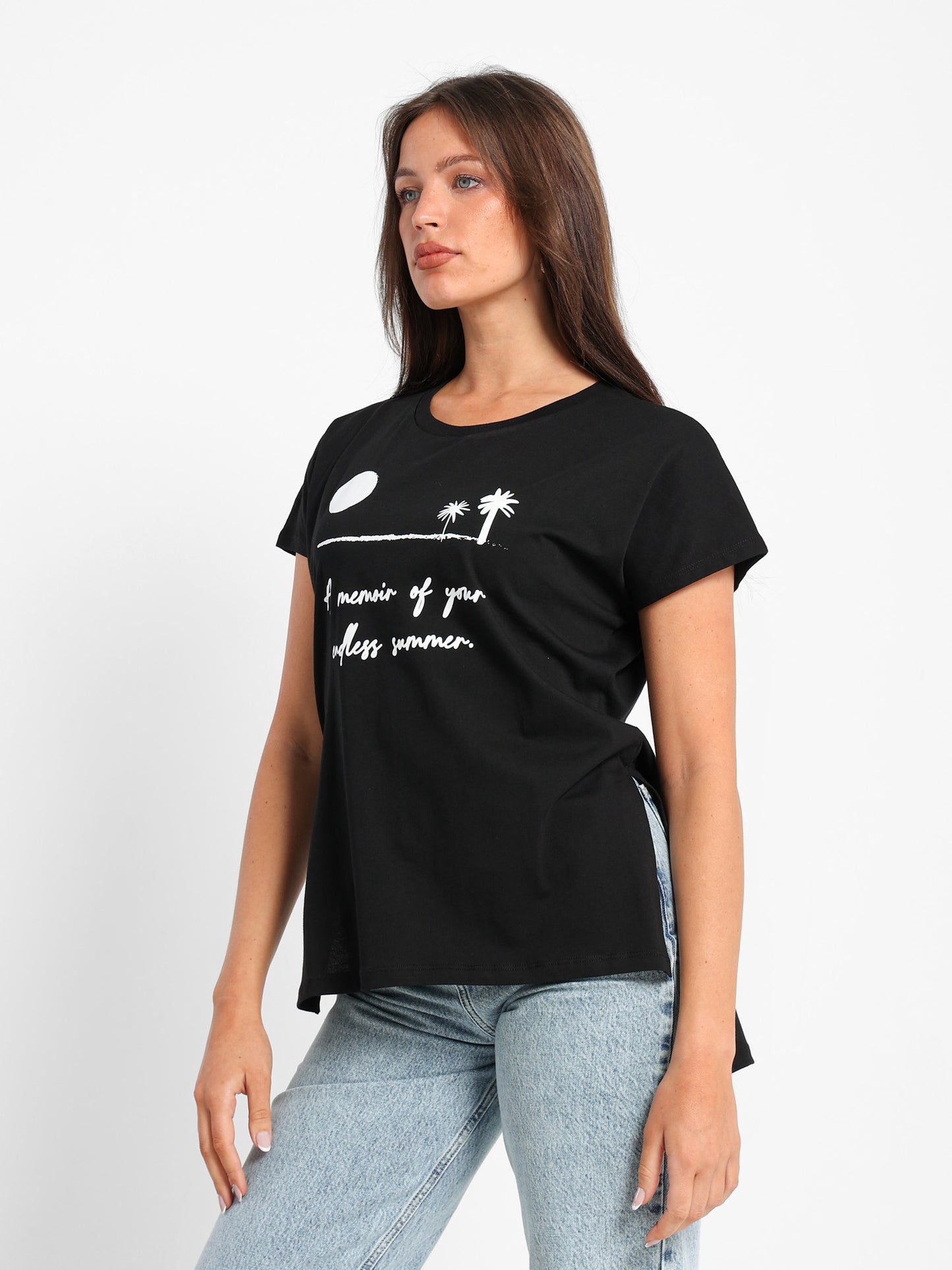 "Turn Off Your Phone" Printed T-Shirt