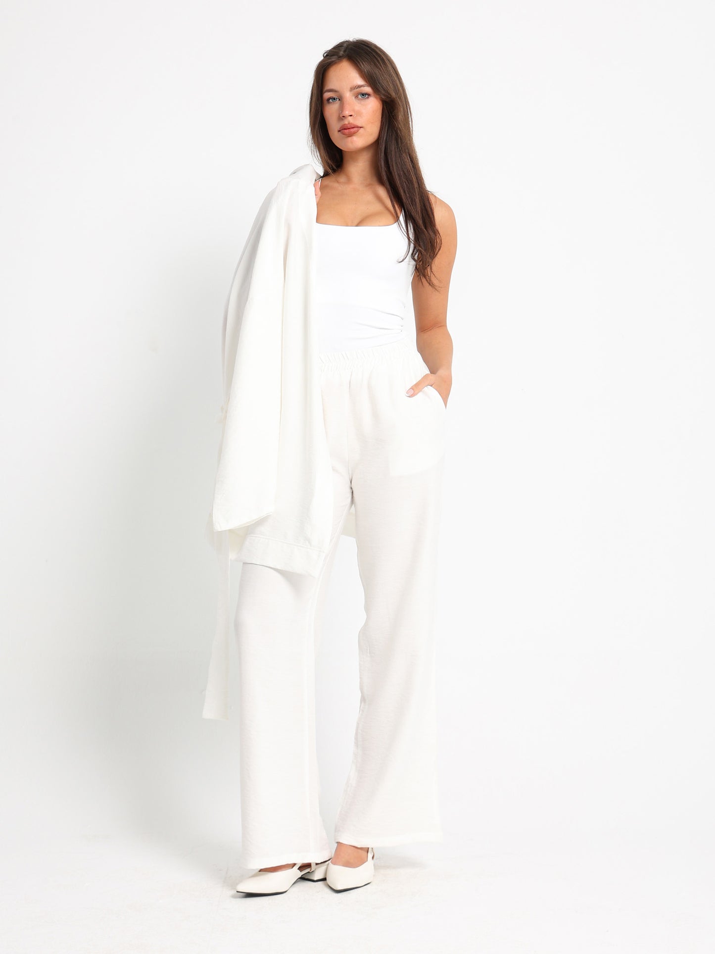 Loose Pants with Side Pockets