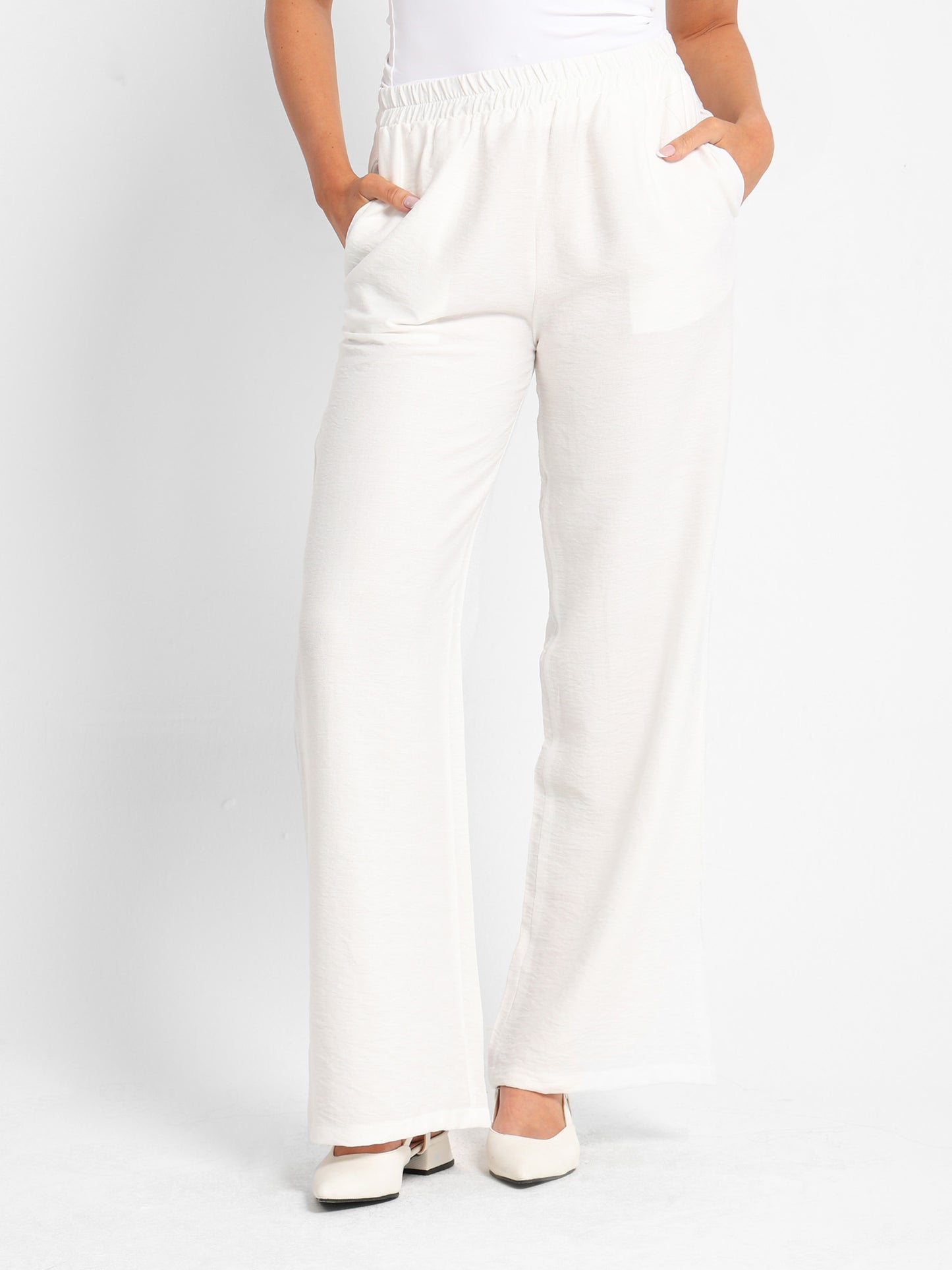 Loose Pants with Side Pockets
