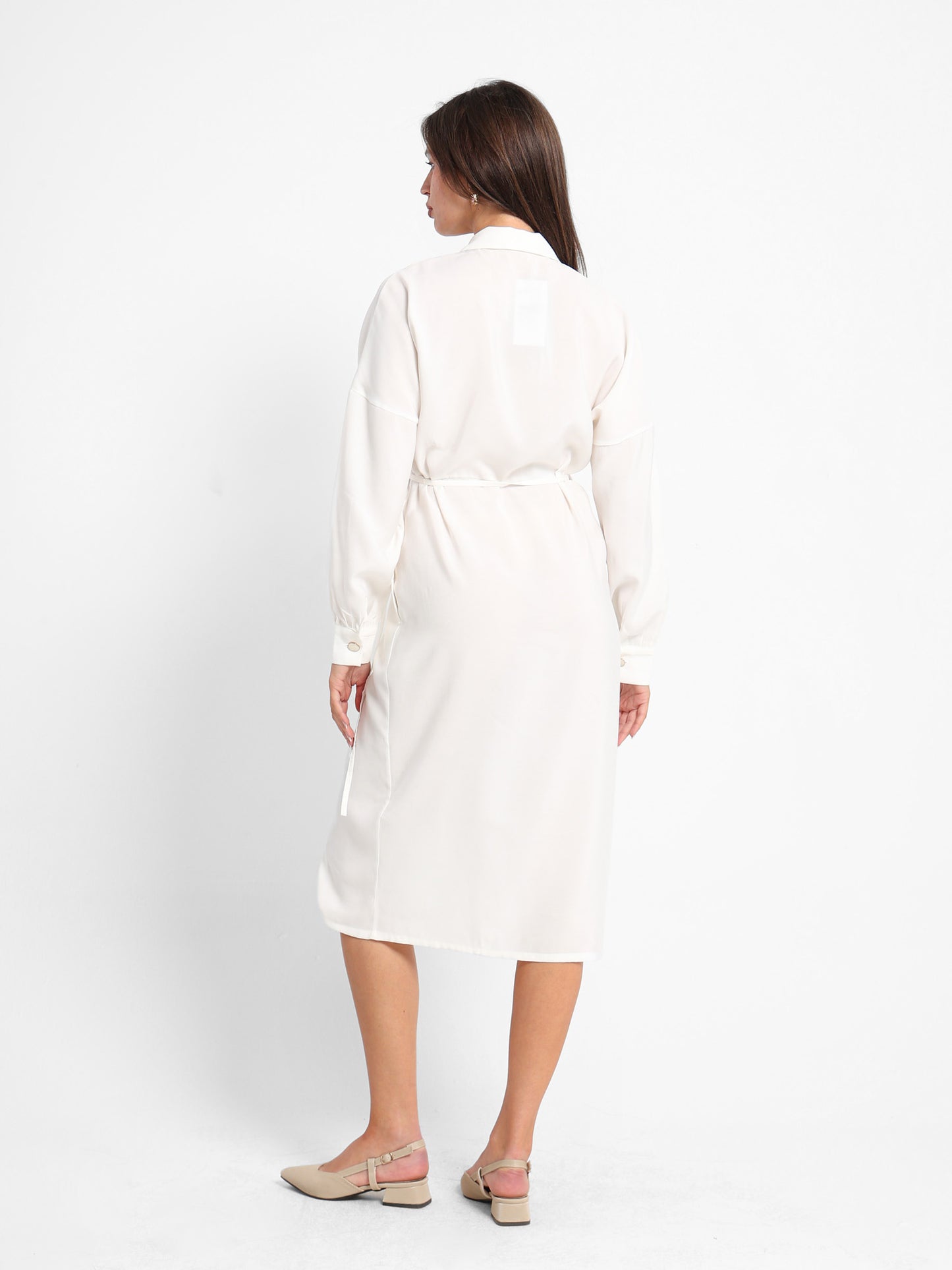 Wrapped Midi Dress