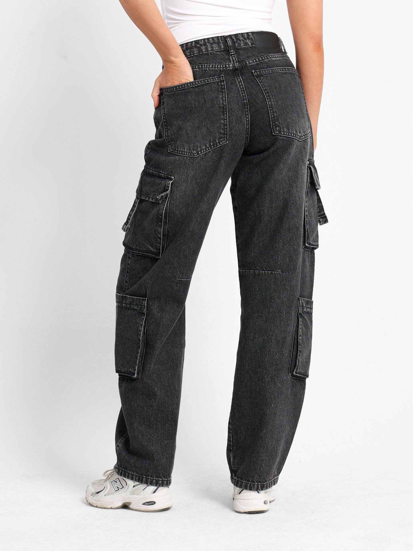 Cargo Jeans with Multiple Pockets