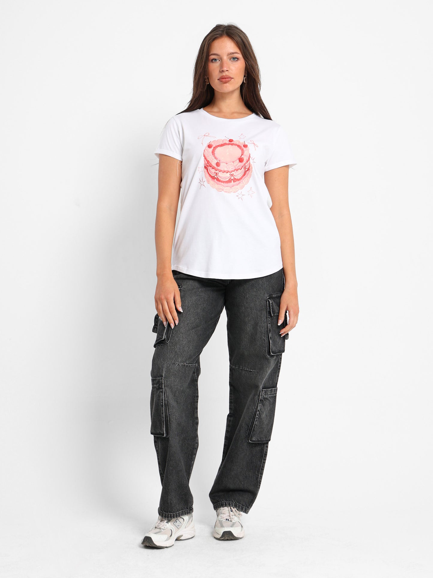Cake Print T-Shirt