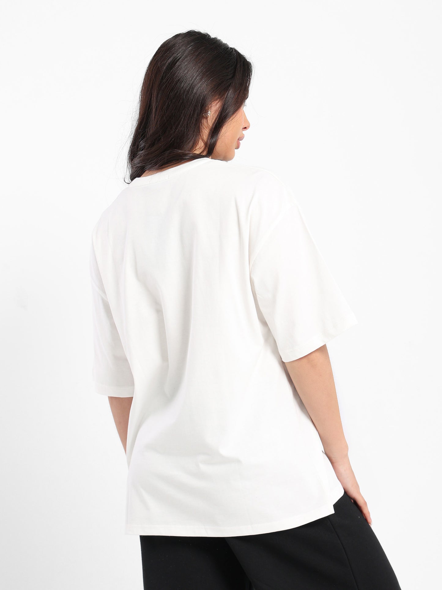 Oversized T-Shirt Dali Watch Print