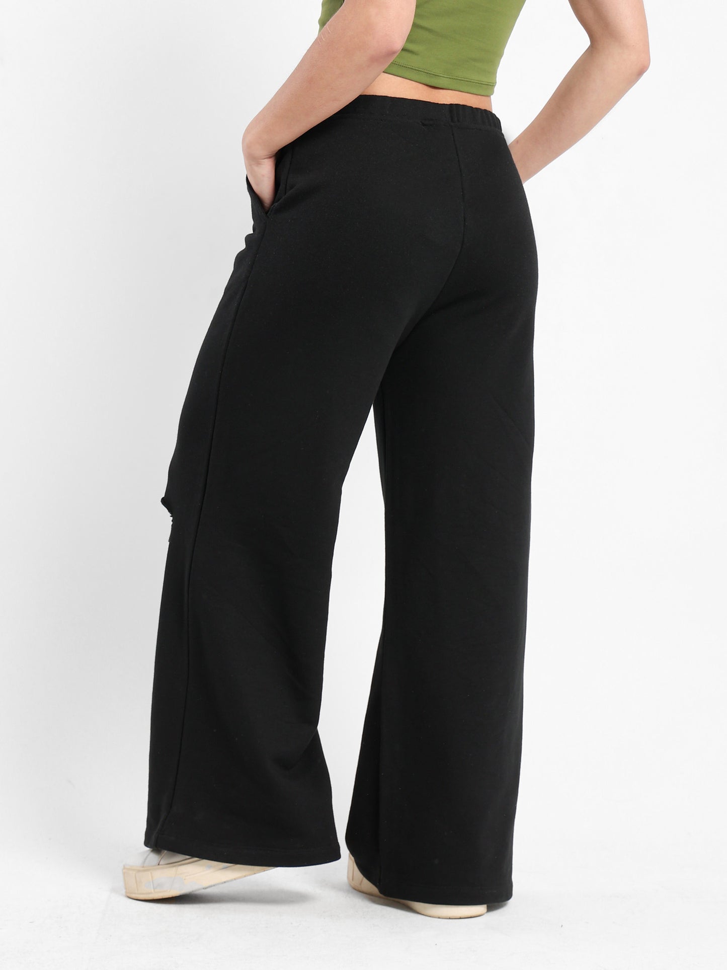Loose Wide-Leg Sweatpants