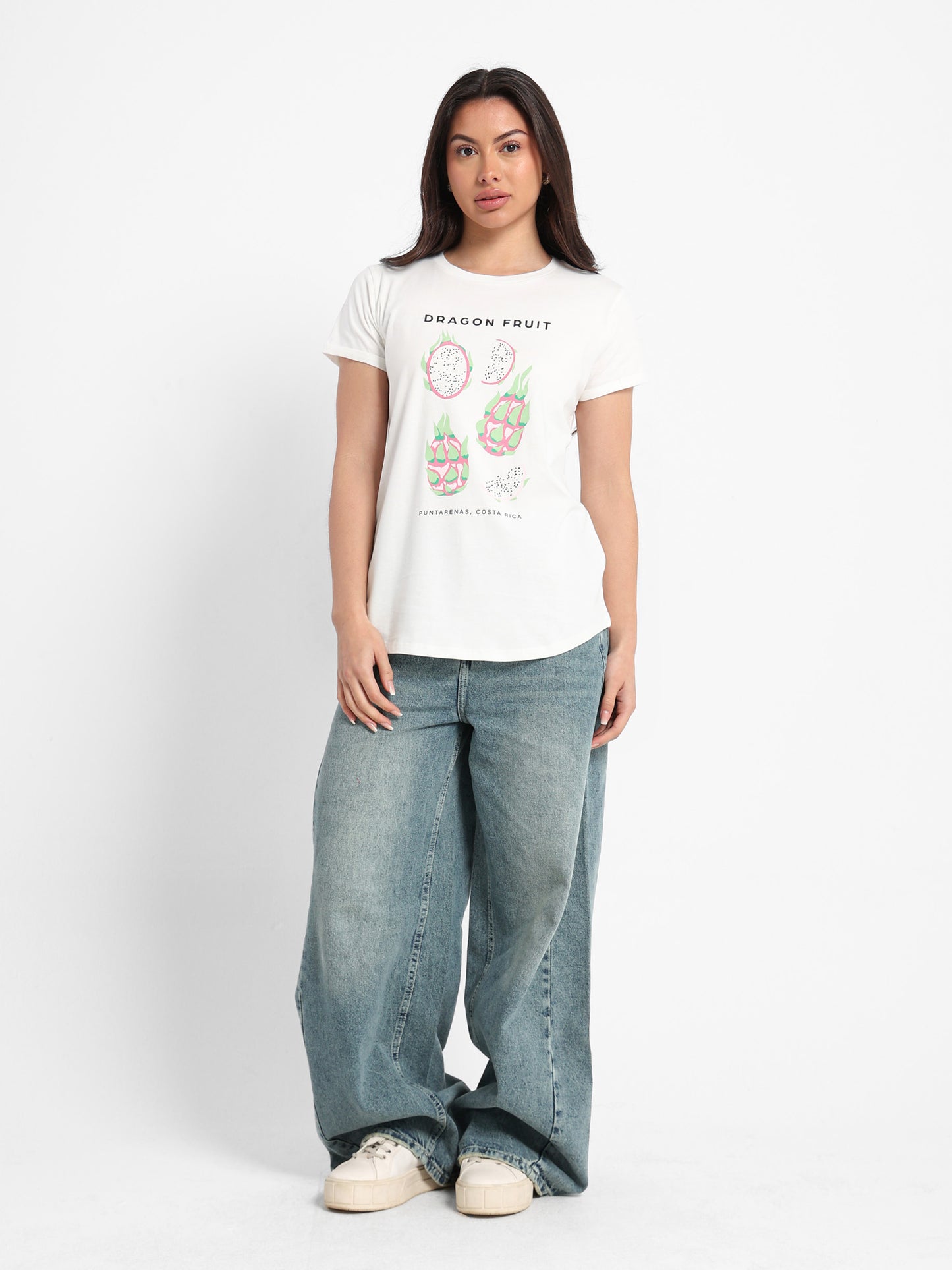 Dragon Fruits Print T-Shirt