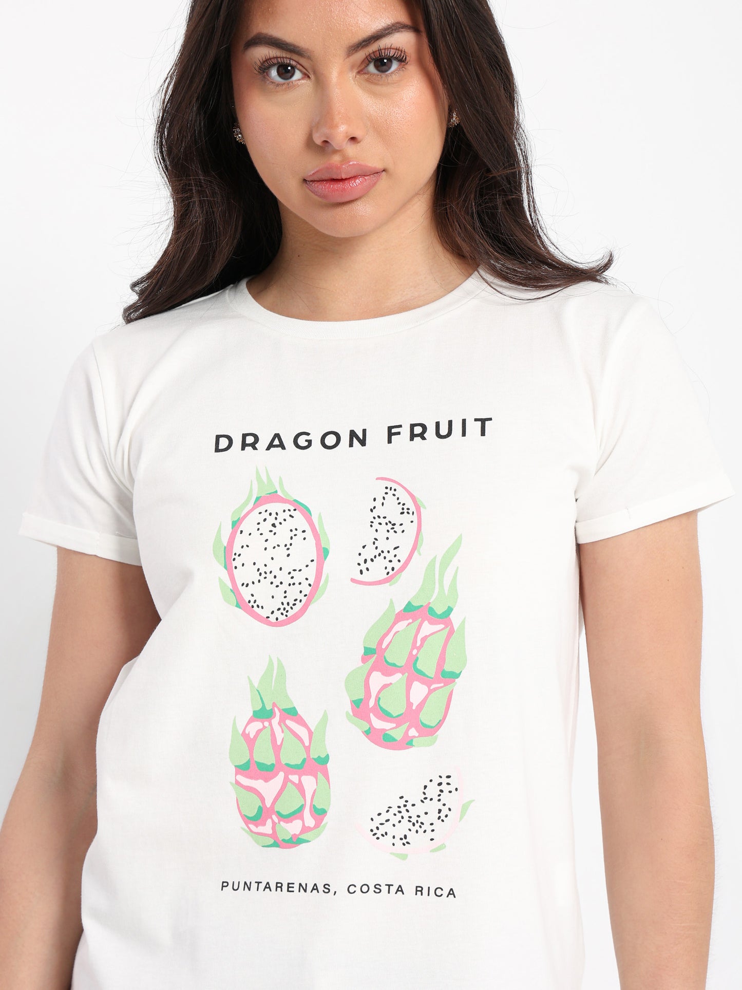 Dragon Fruits Print T-Shirt