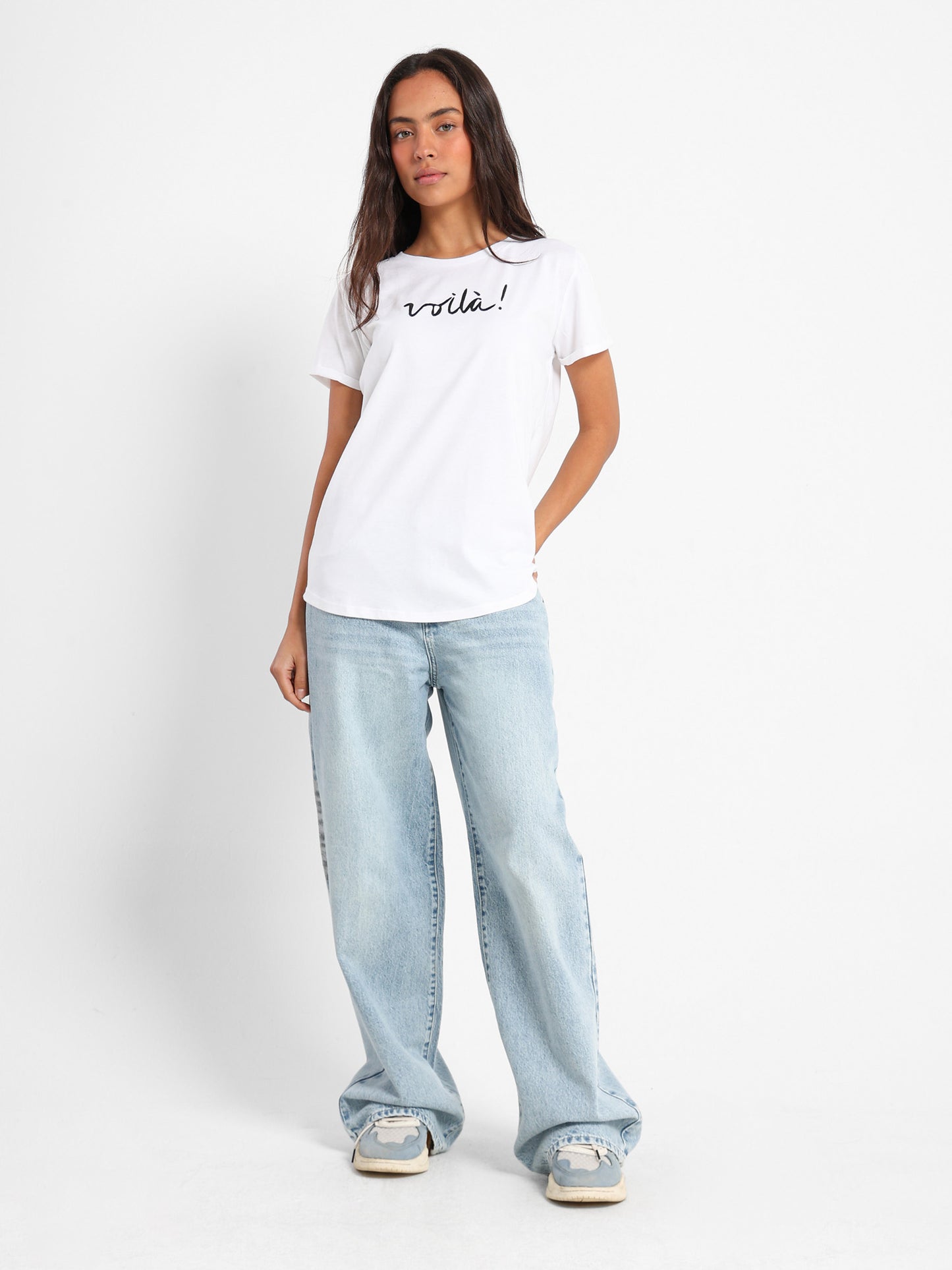 Voila Embroidered T-Shirt