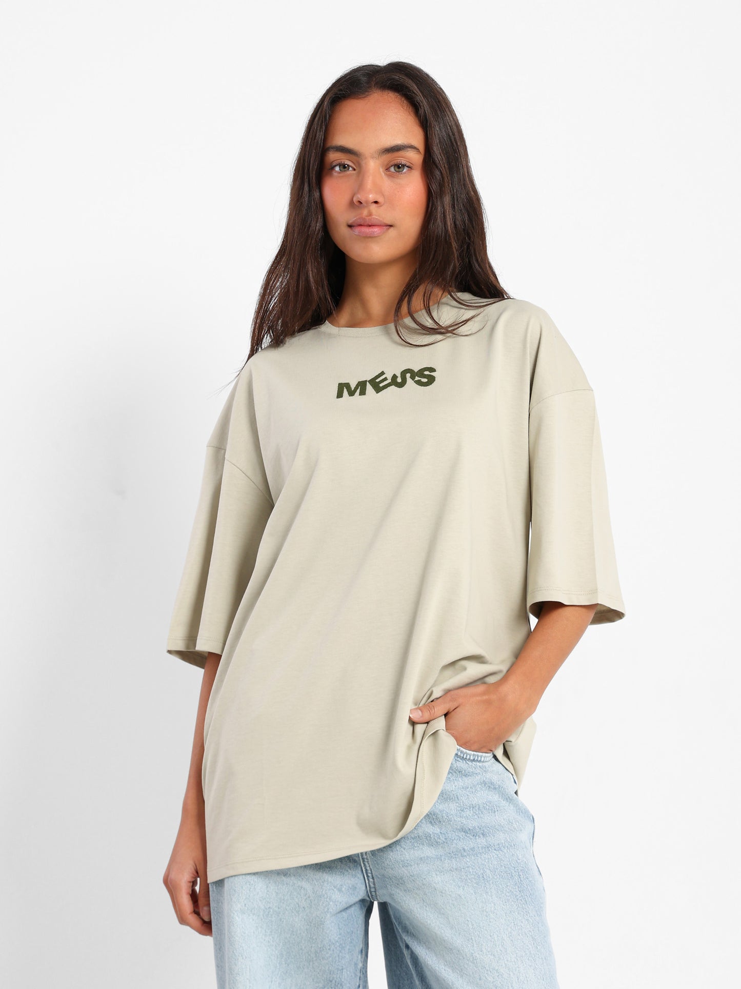 Oversized T-Shirt Break Free Print
