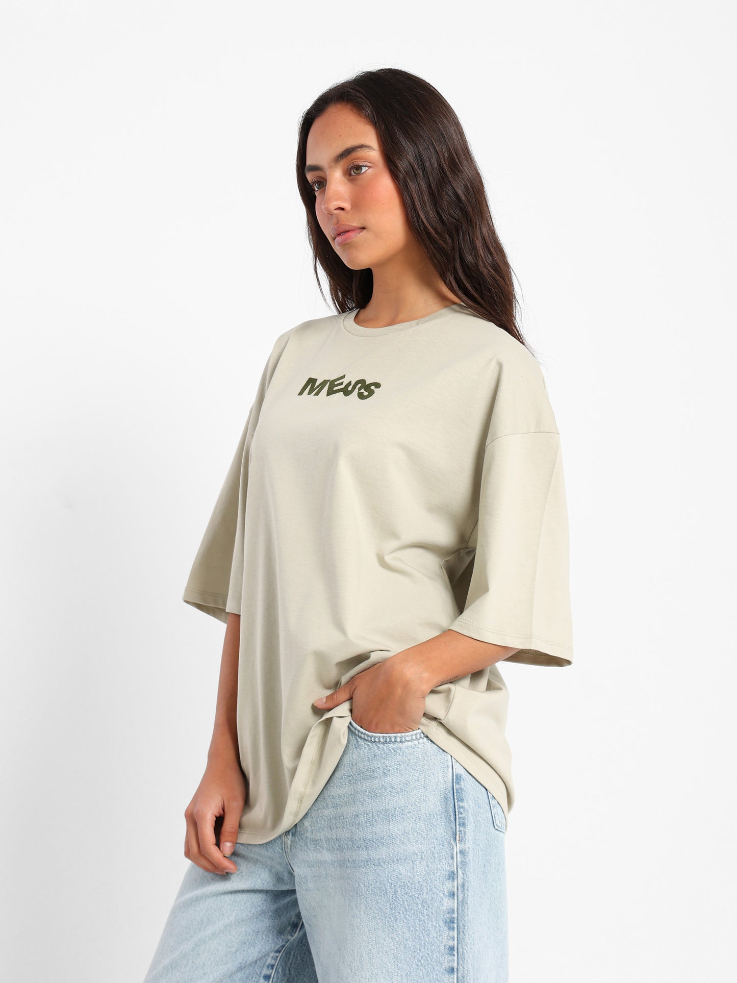Oversized T-Shirt Break Free Print