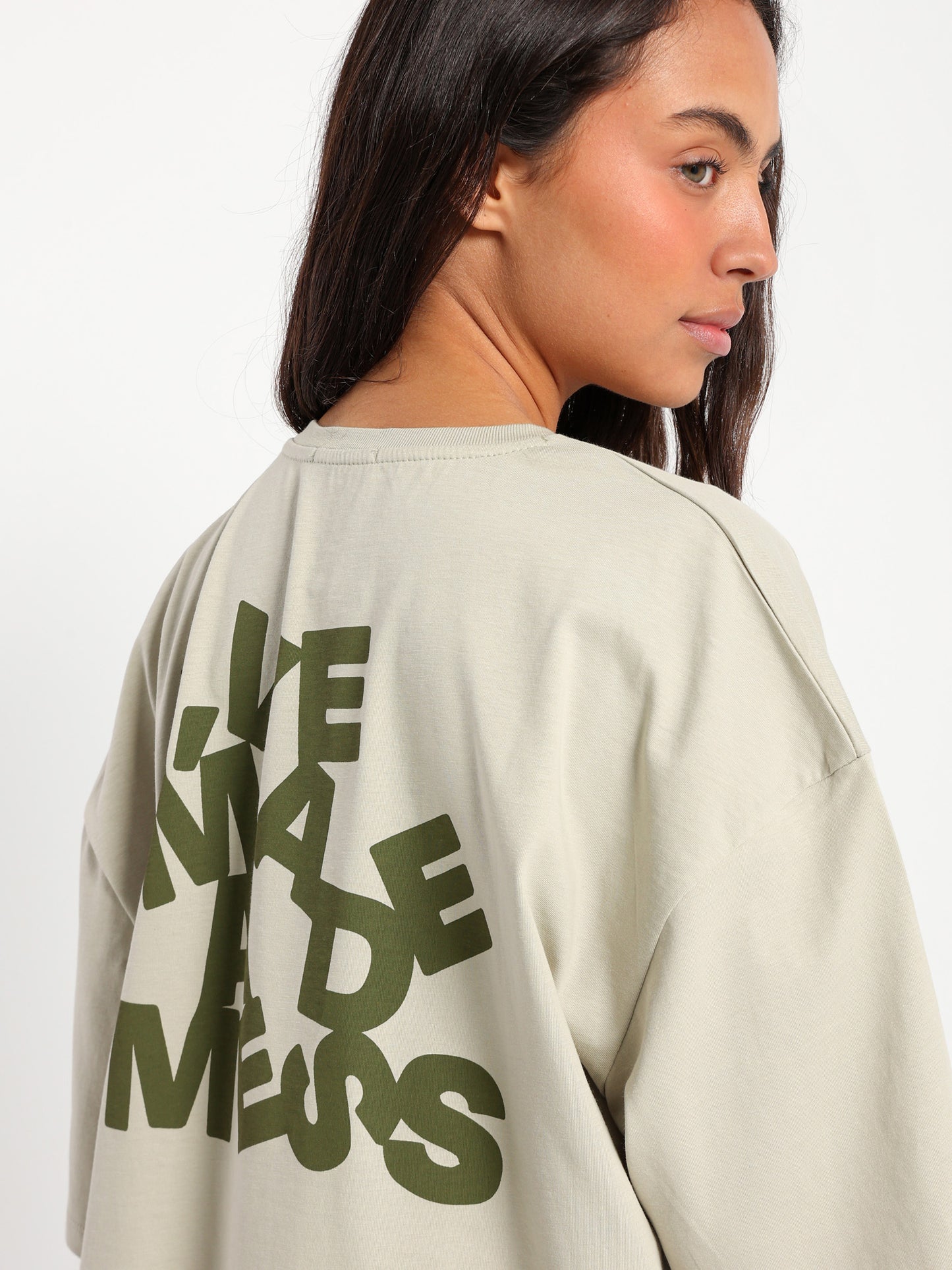 Oversized T-Shirt Break Free Print
