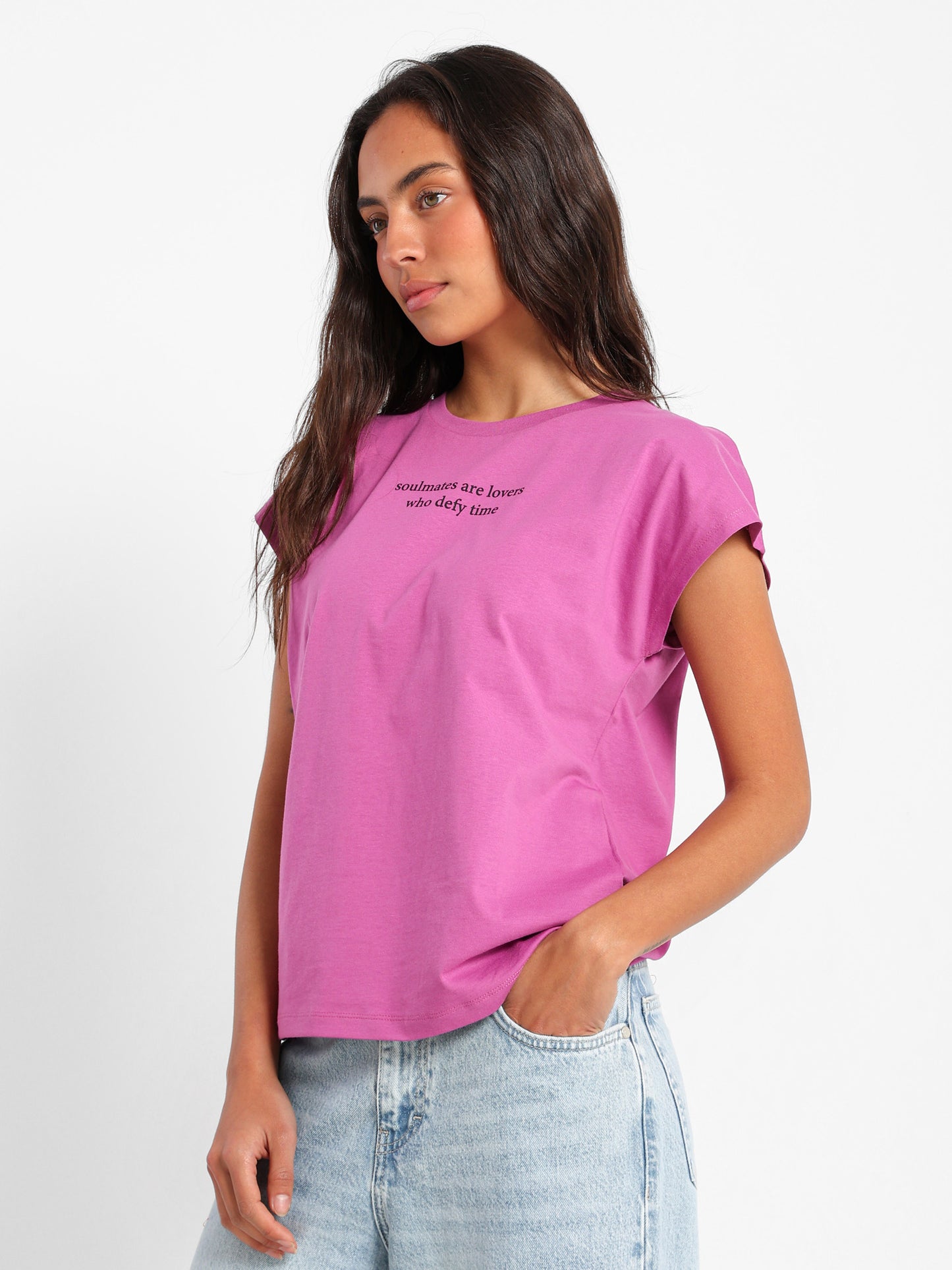 Soulmates Are Lovers Cap Sleeve T-Shirt