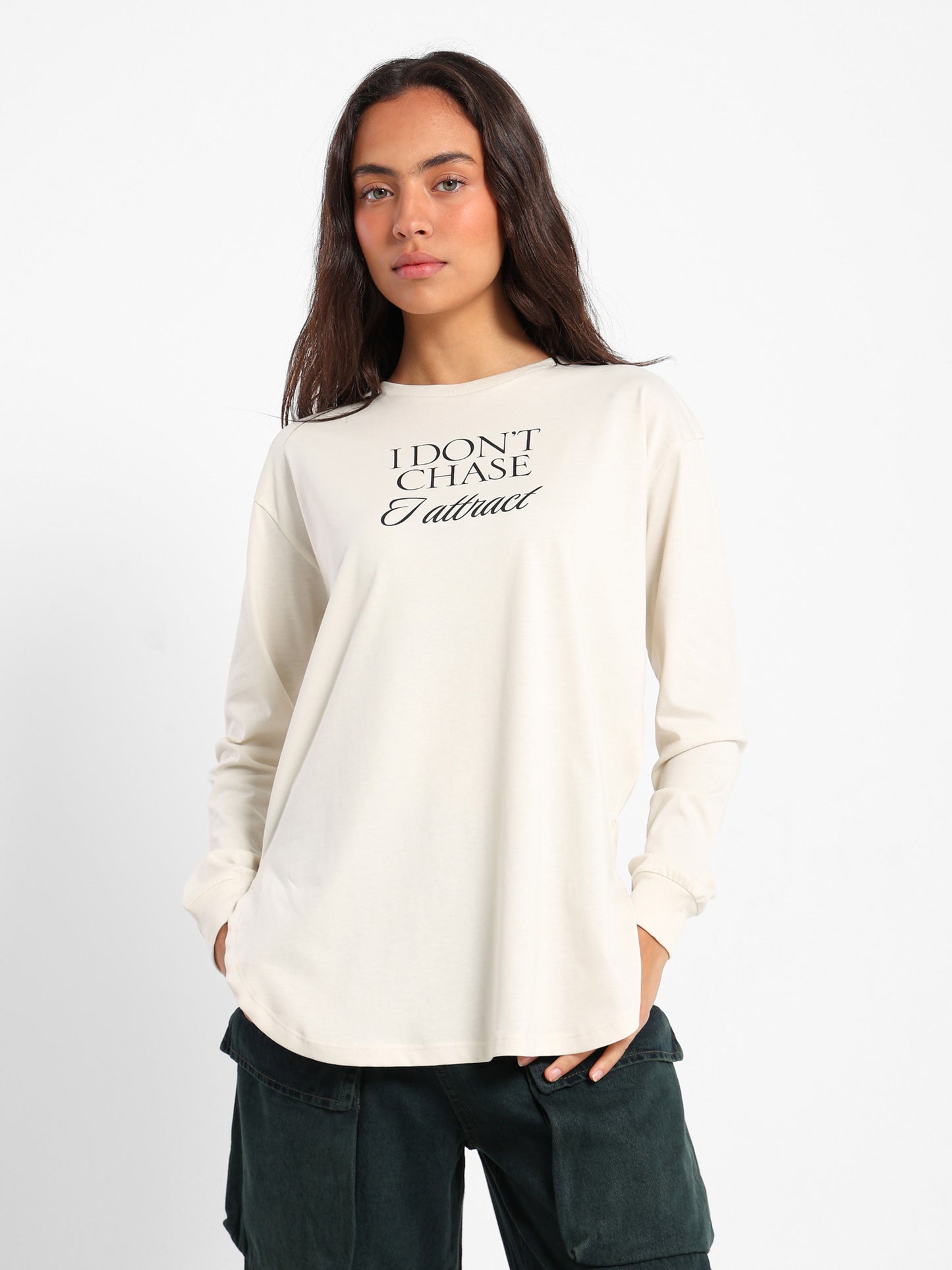 Text Print T-Shirt