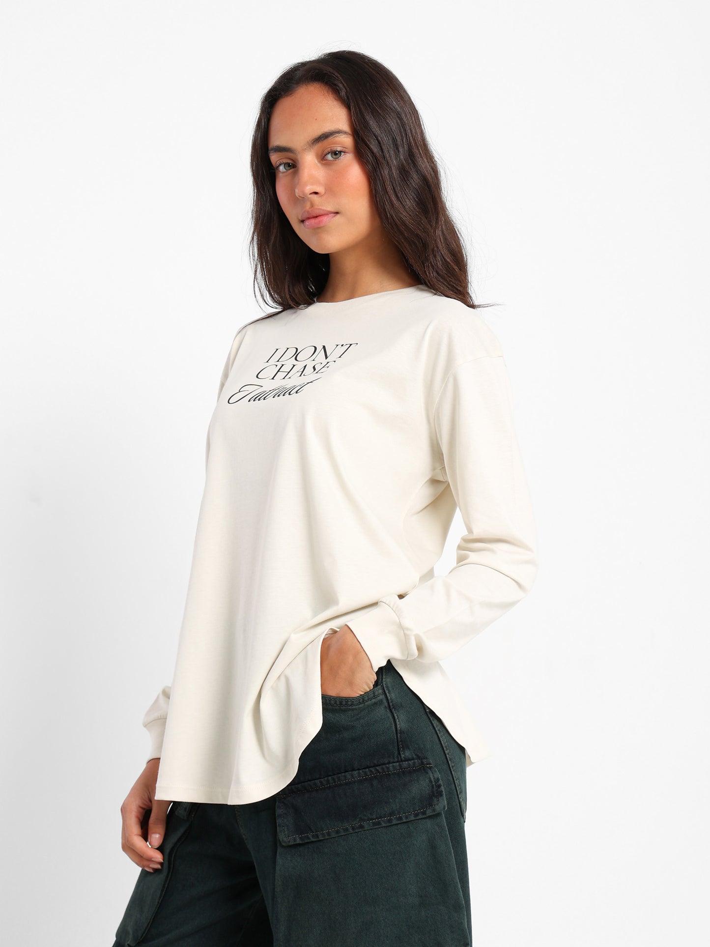 Text Print T-Shirt