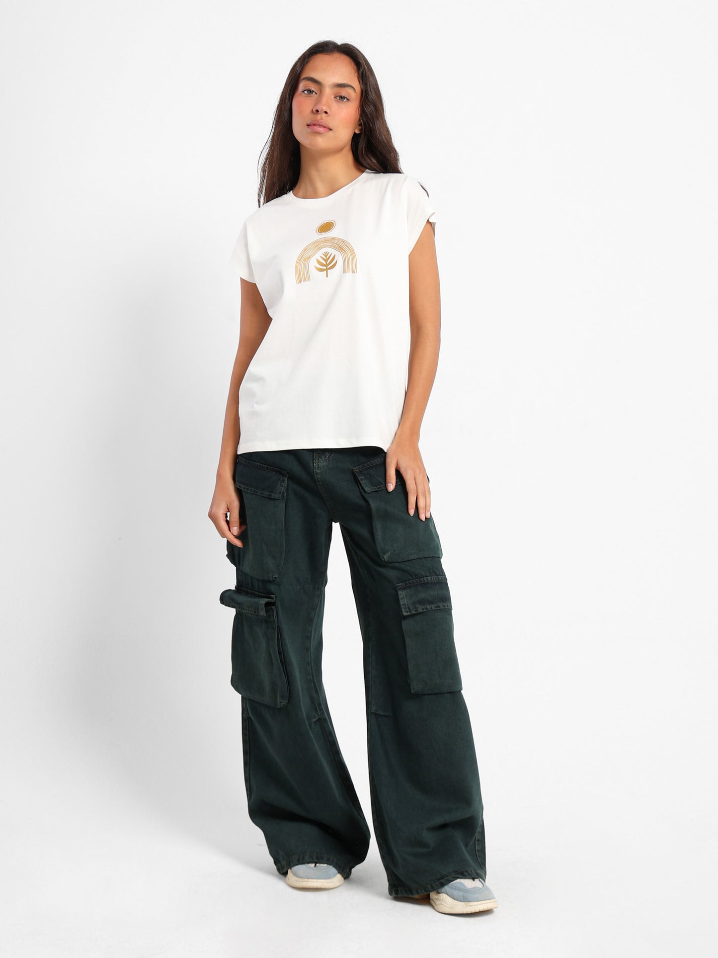 Minimal Elements Cap Sleeve T-Shirt