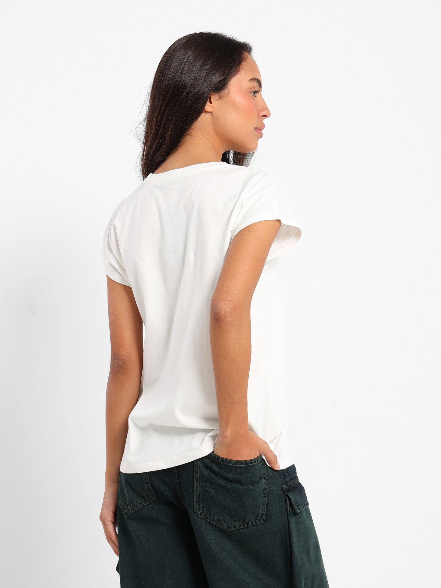 Minimal Elements Cap Sleeve T-Shirt