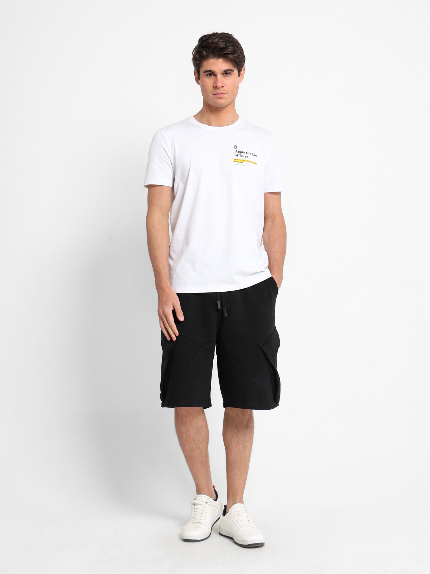 Apply The Low of Three Printed T-Shirt