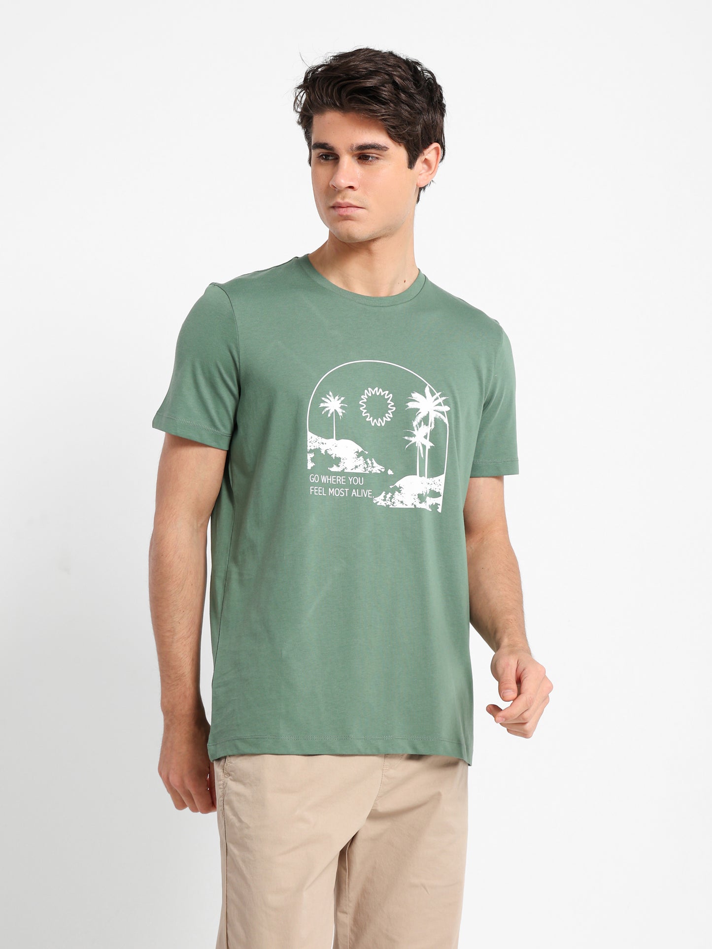 "Go Where You Feel Most Alive" Graphic T-Shirt