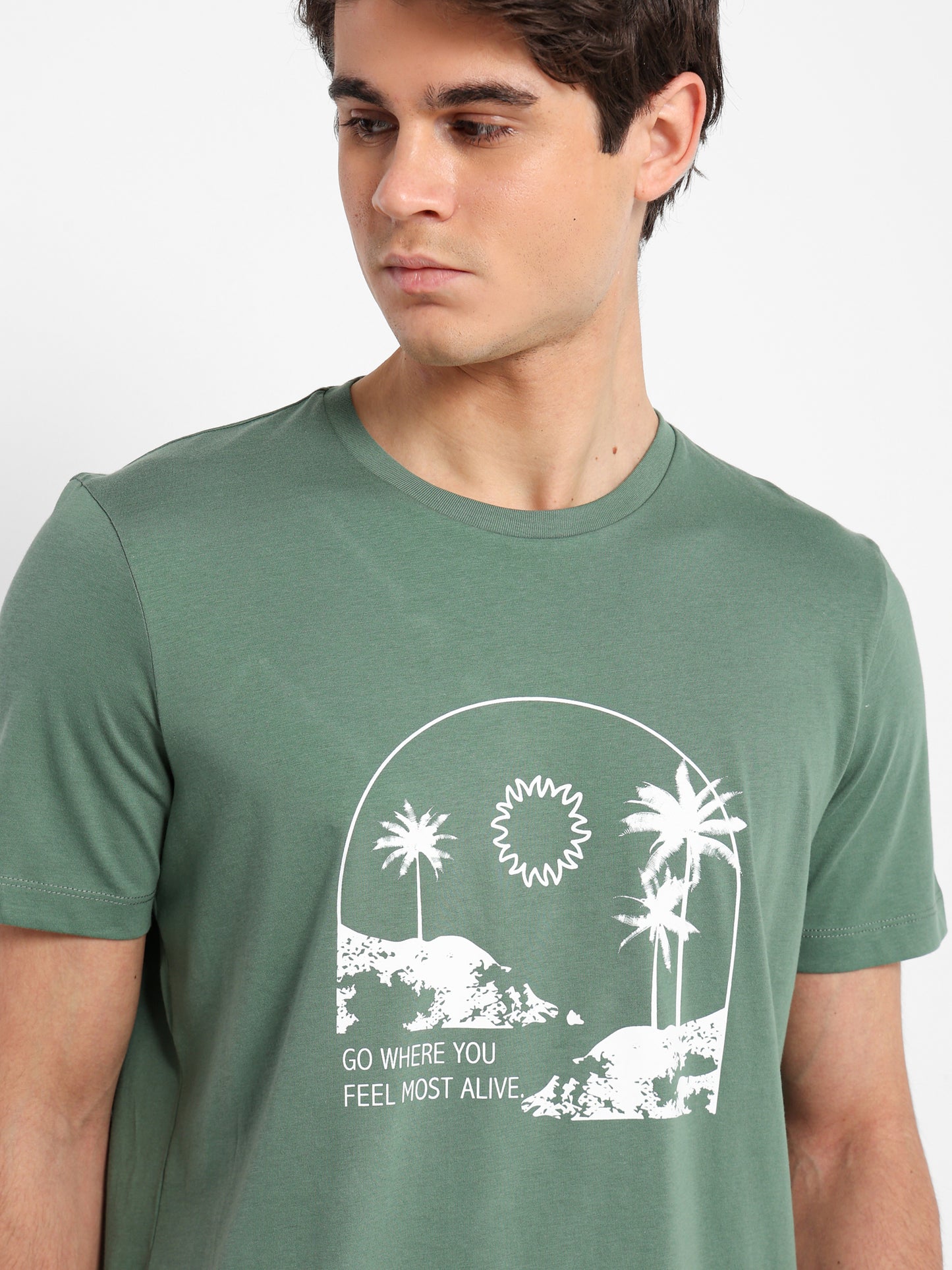 "Go Where You Feel Most Alive" Graphic T-Shirt