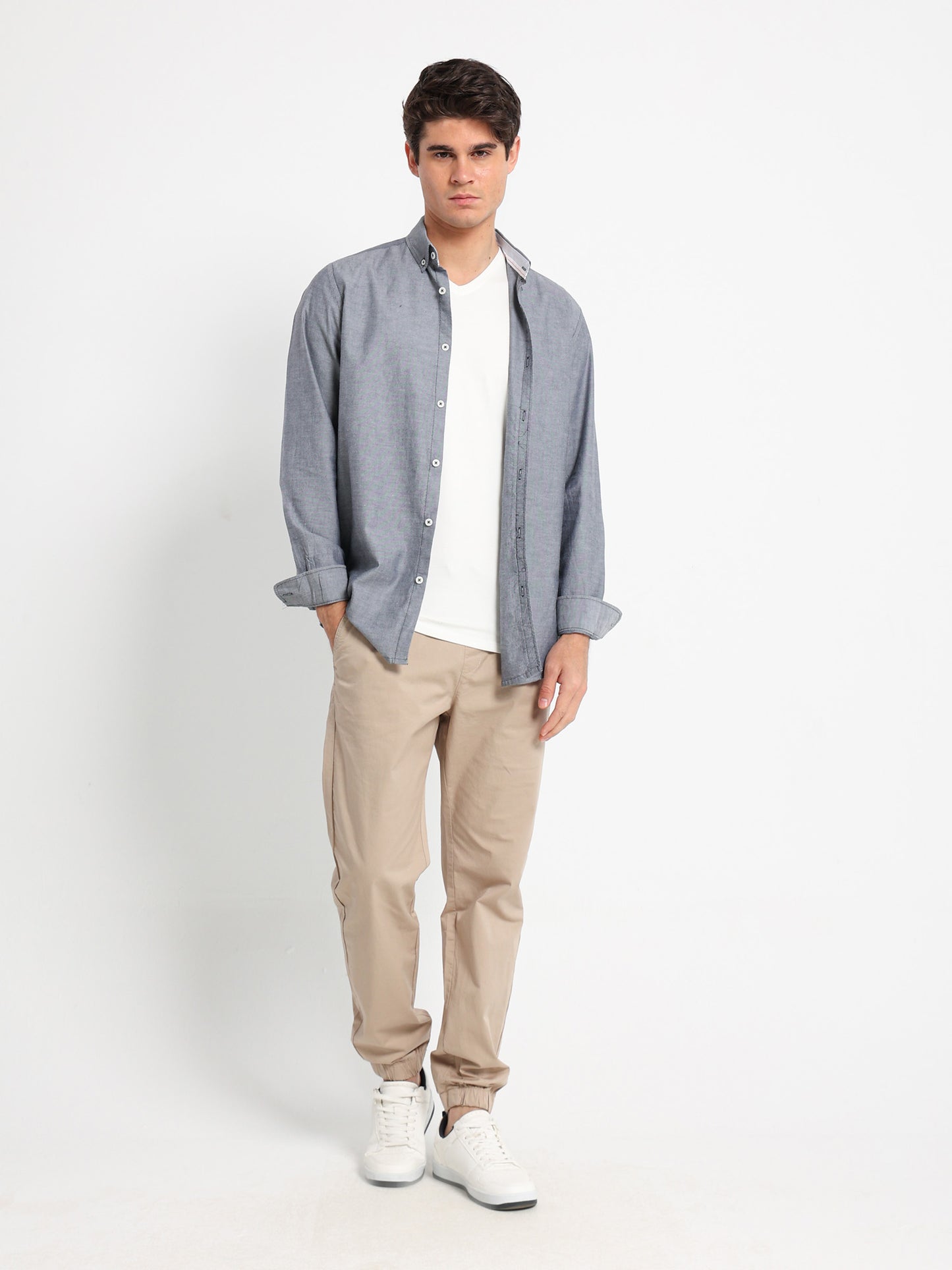 Basic Oxford Solid Shirt