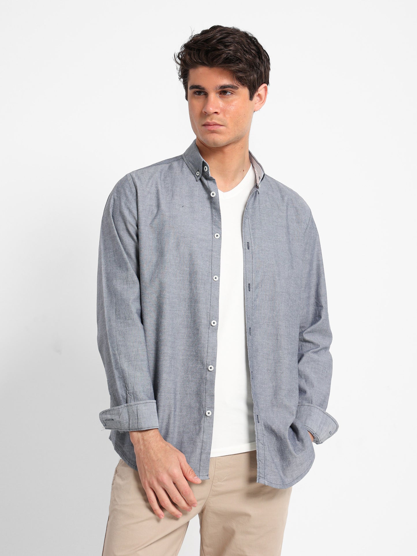 Basic Oxford Solid Shirt