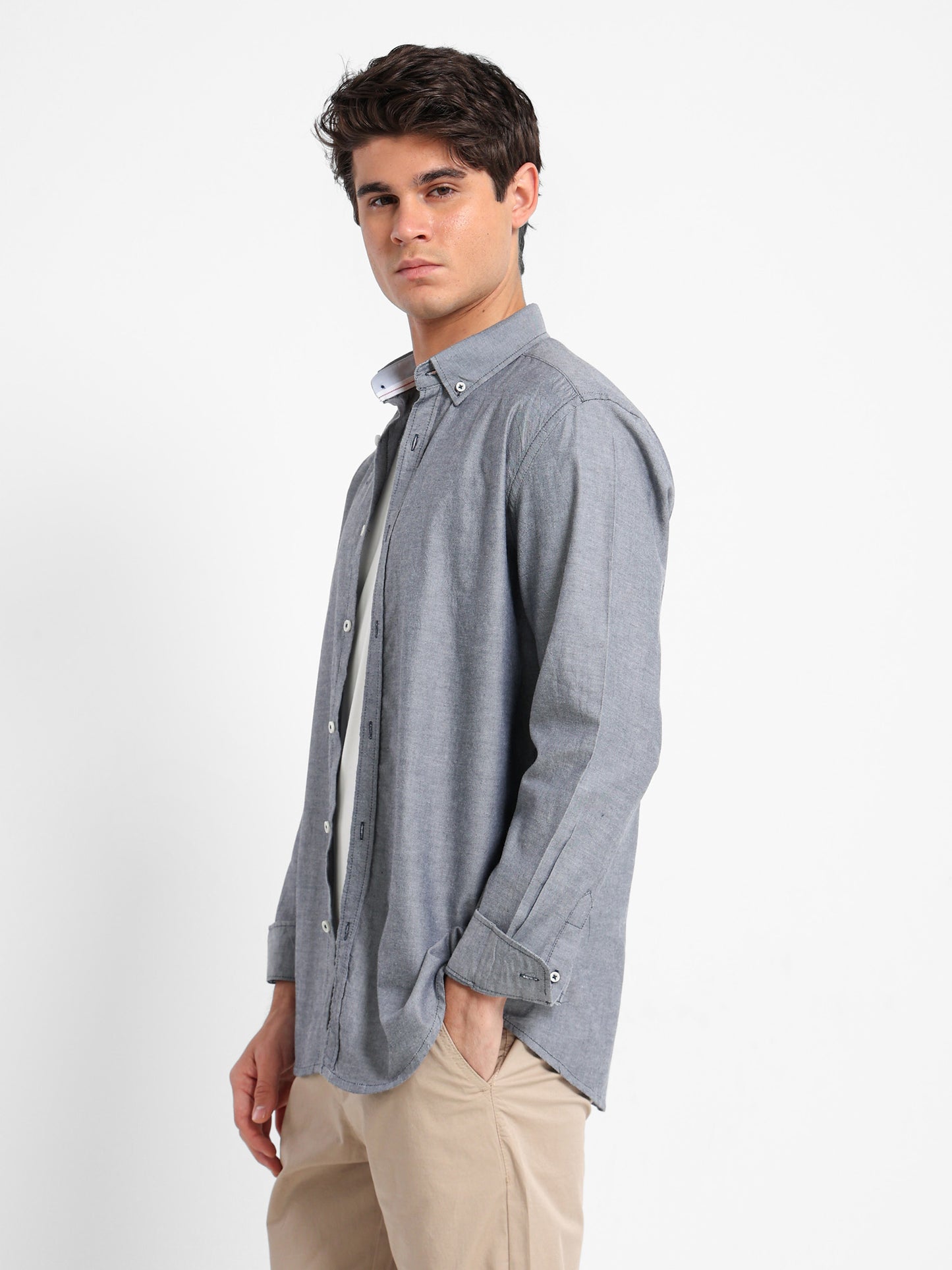 Basic Oxford Solid Shirt