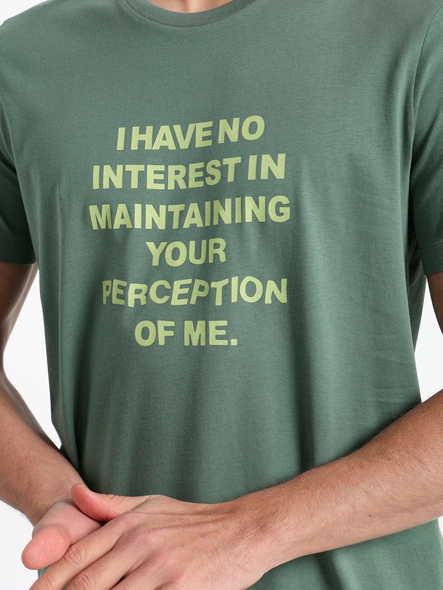 Front Text Print Short Sleeve T-Shirt