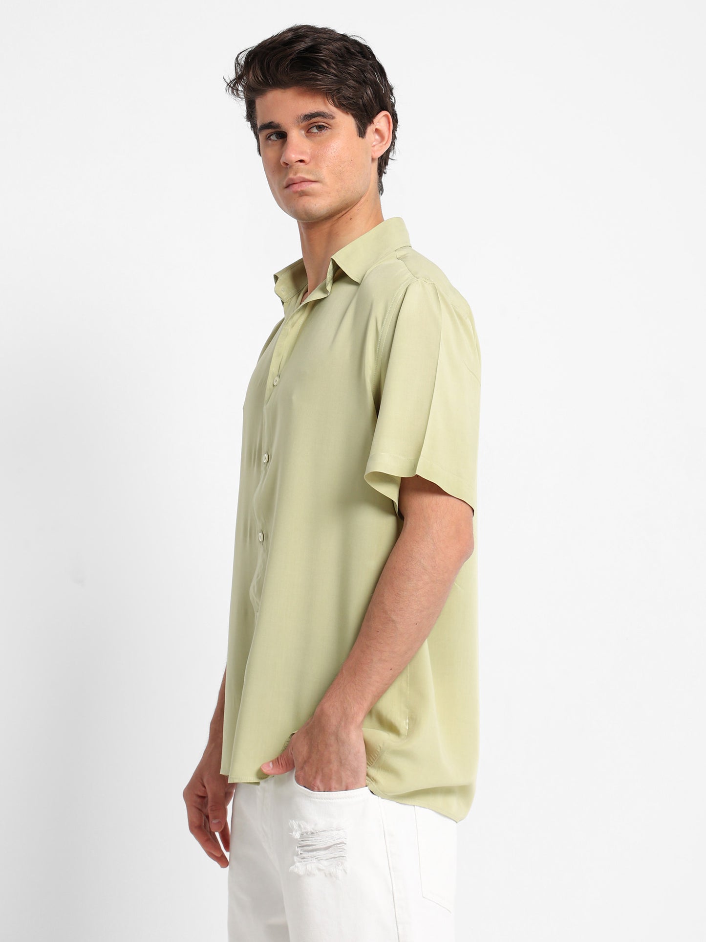 Viscose Short Sleeve Shirt