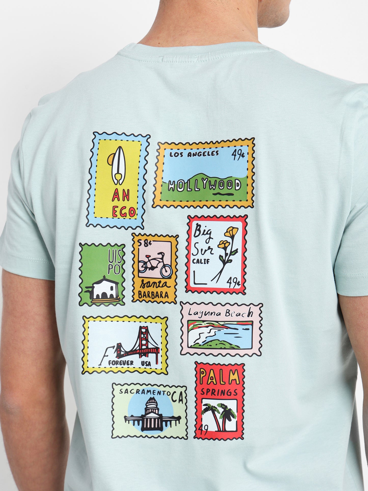 Back Print Casual T-Shirt