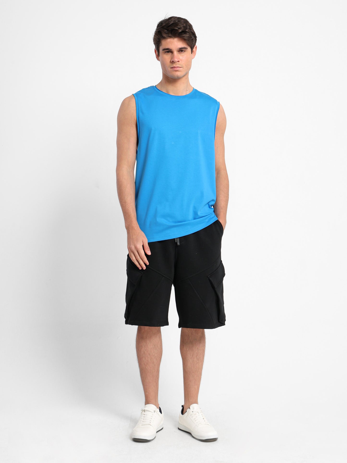 Basic Dropped Armhole T-Shirt