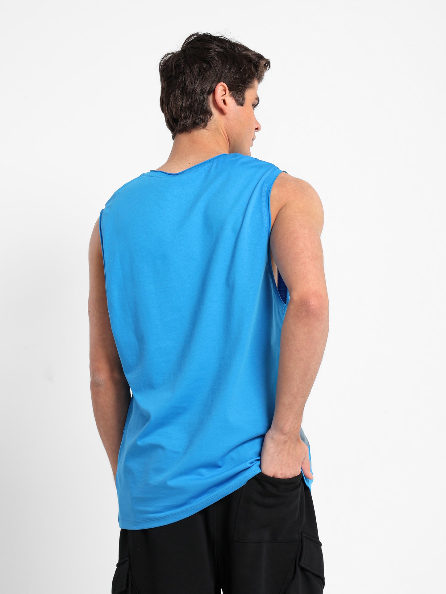 Basic Dropped Armhole T-Shirt