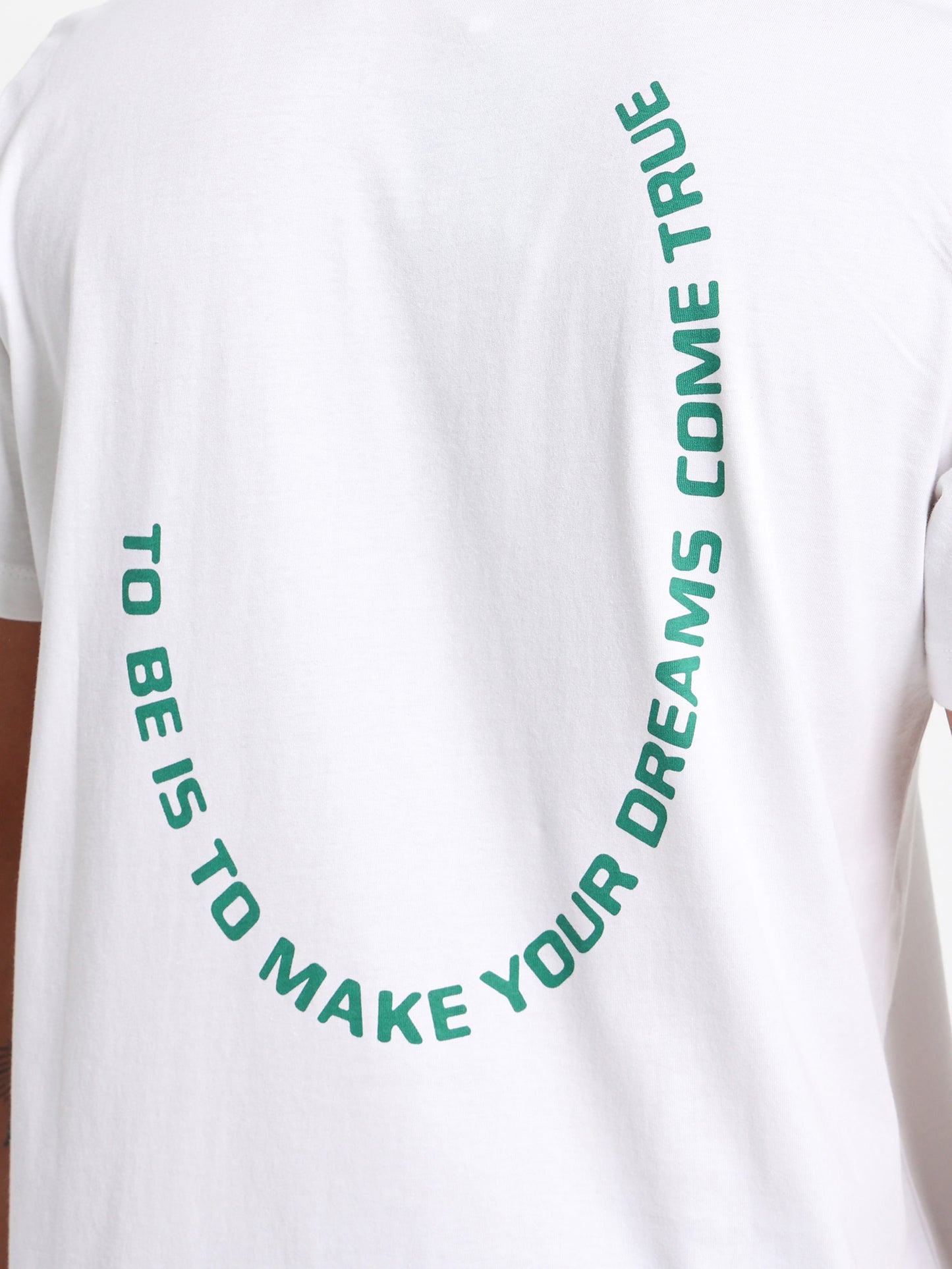 Back Print Round Neck T-Shirt