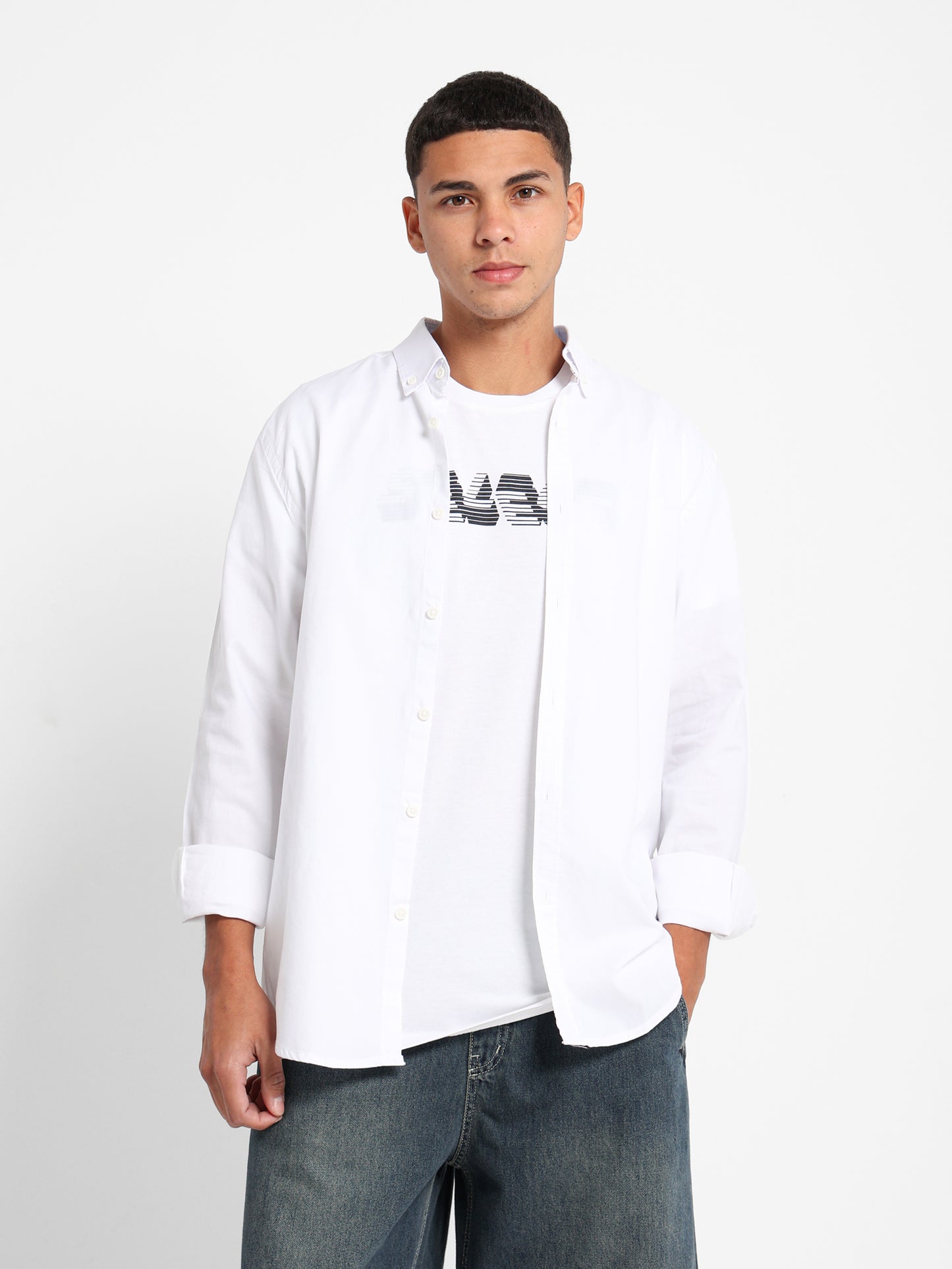 Basic Oxford Solid Shirt