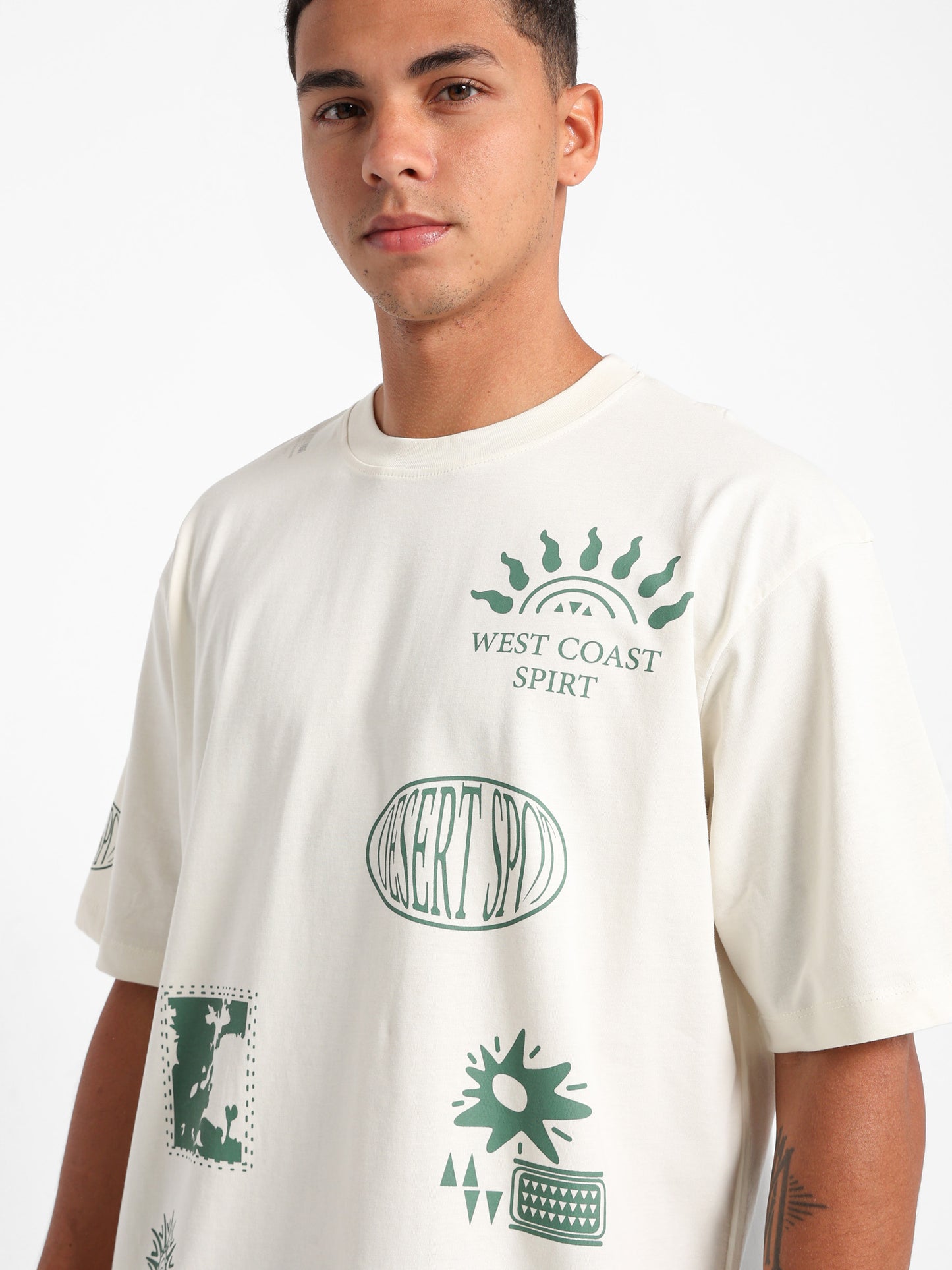 Poster Badges Graphic T-Shirt