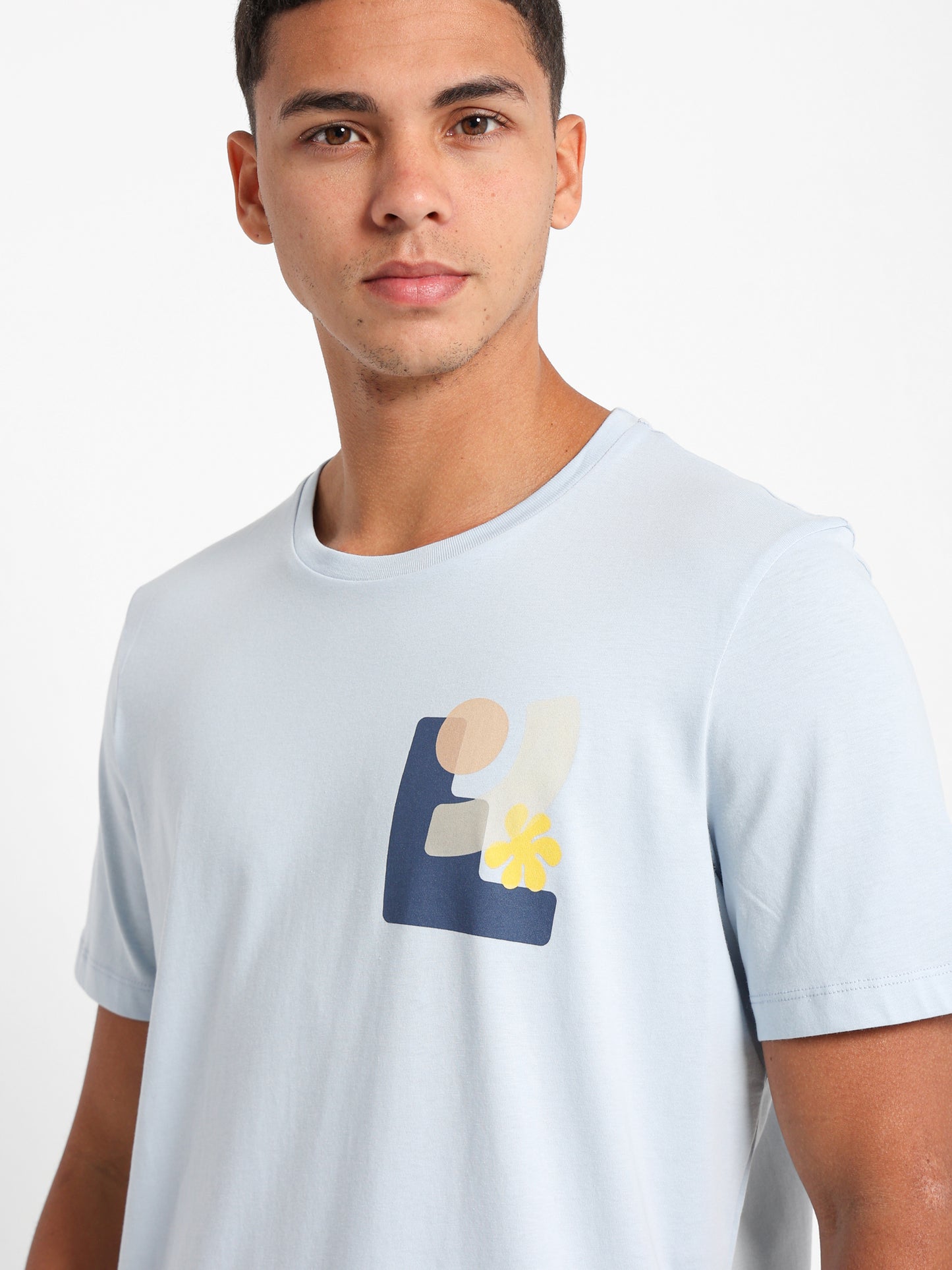 Beach Faded Shapes Graphic T-Shirt
