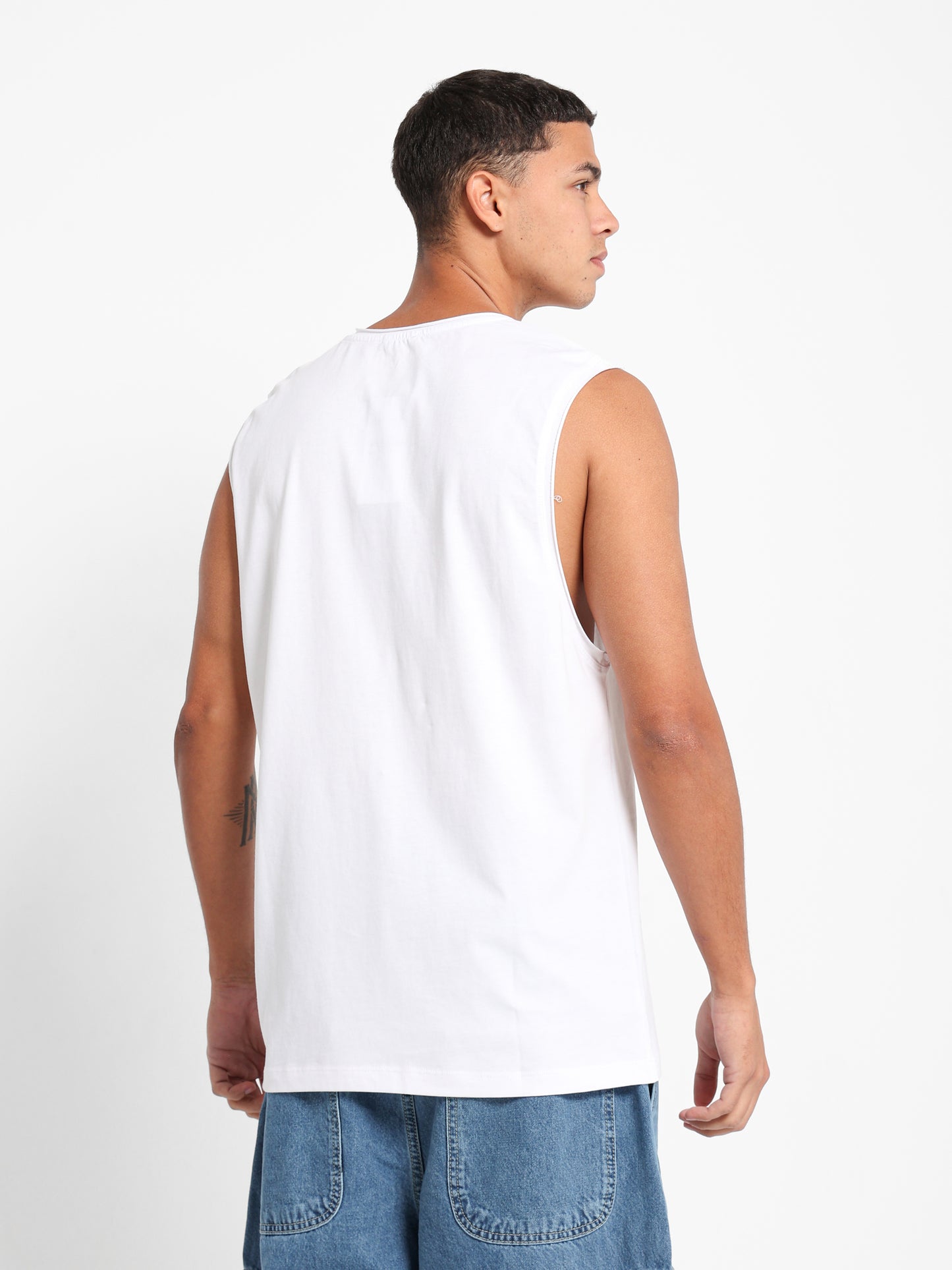 Basic Dropped Armhole T-Shirt