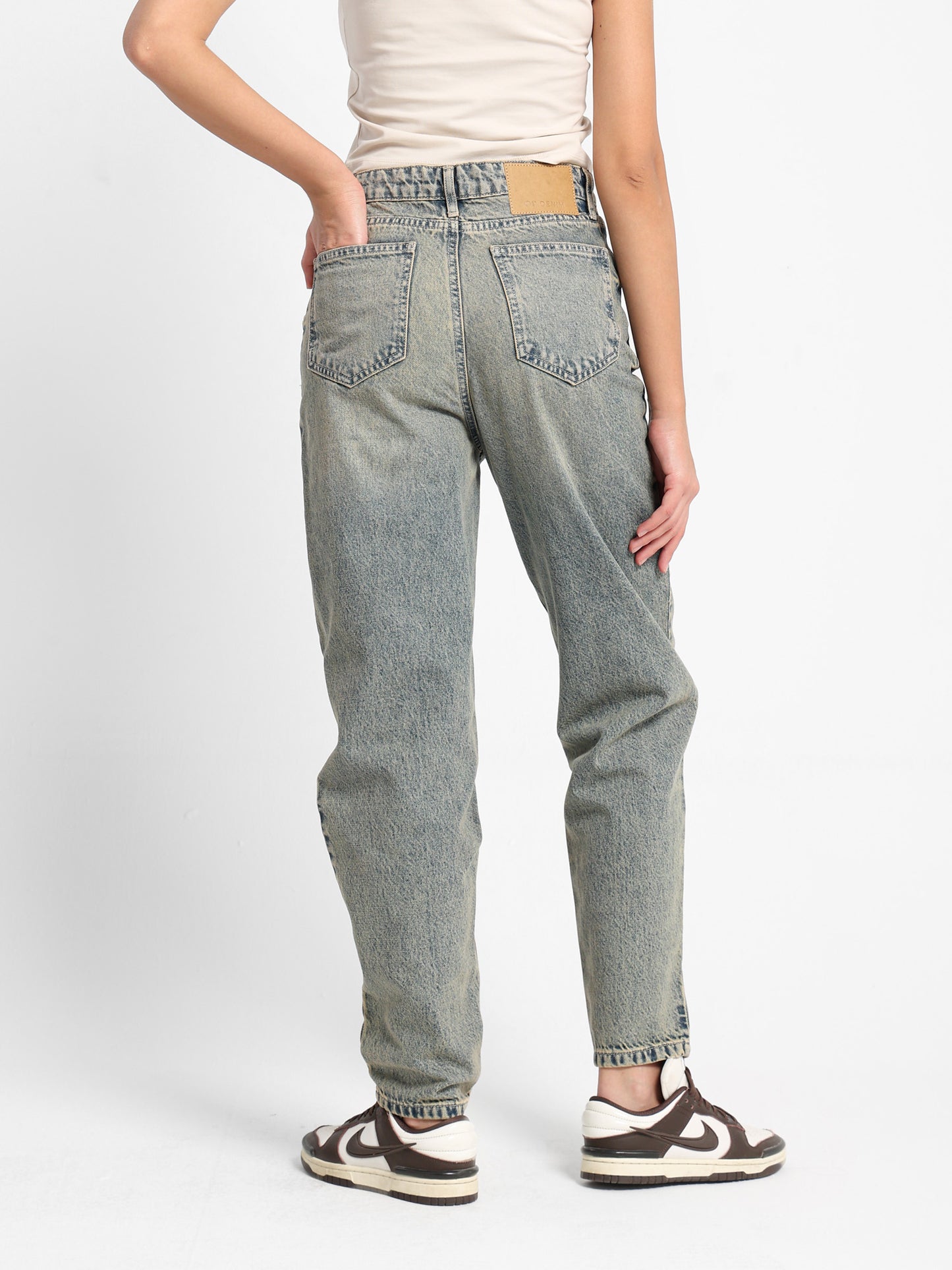 High-Waist Slouchy Mom Jeans