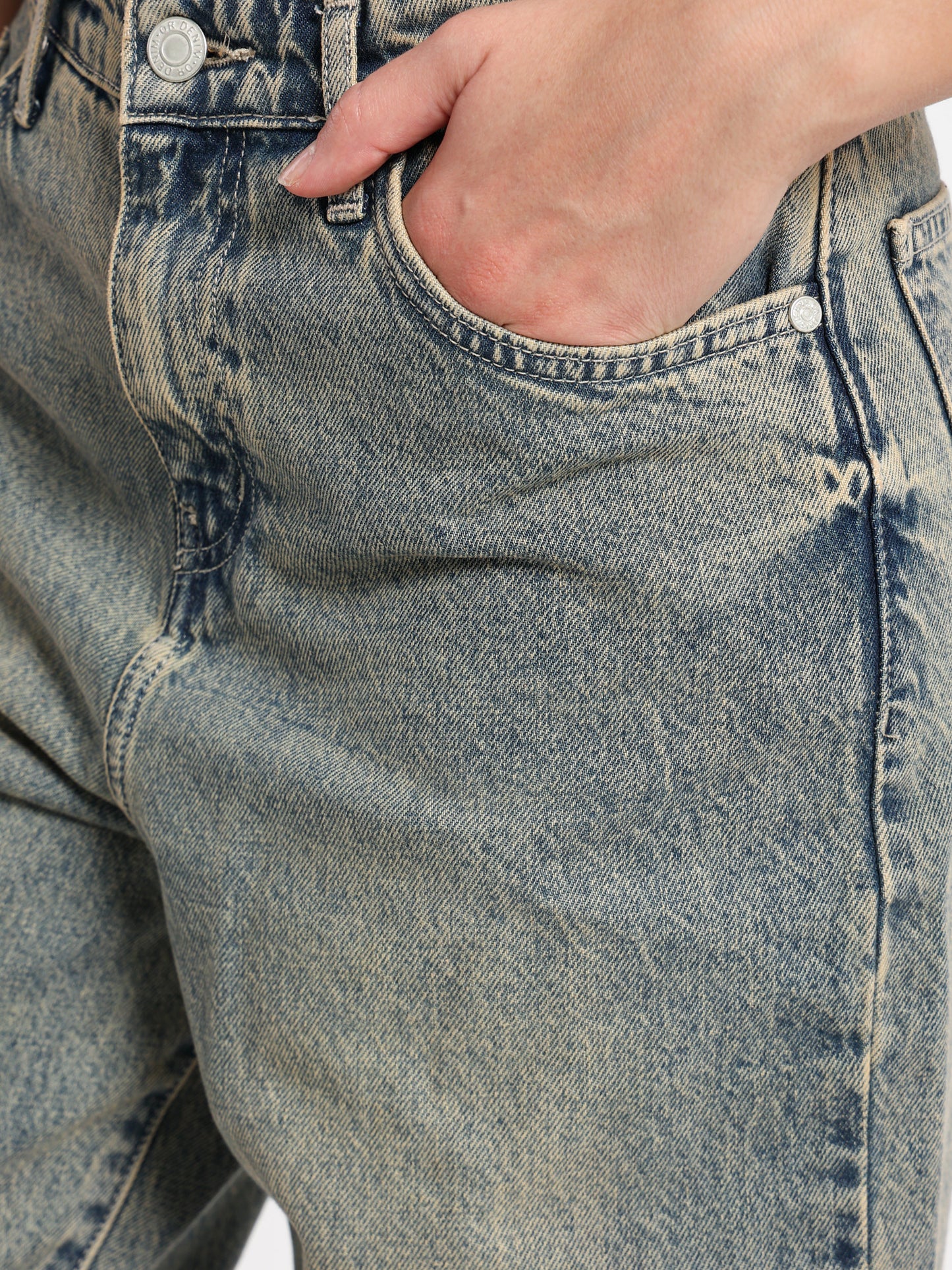 High-Waist Slouchy Mom Jeans
