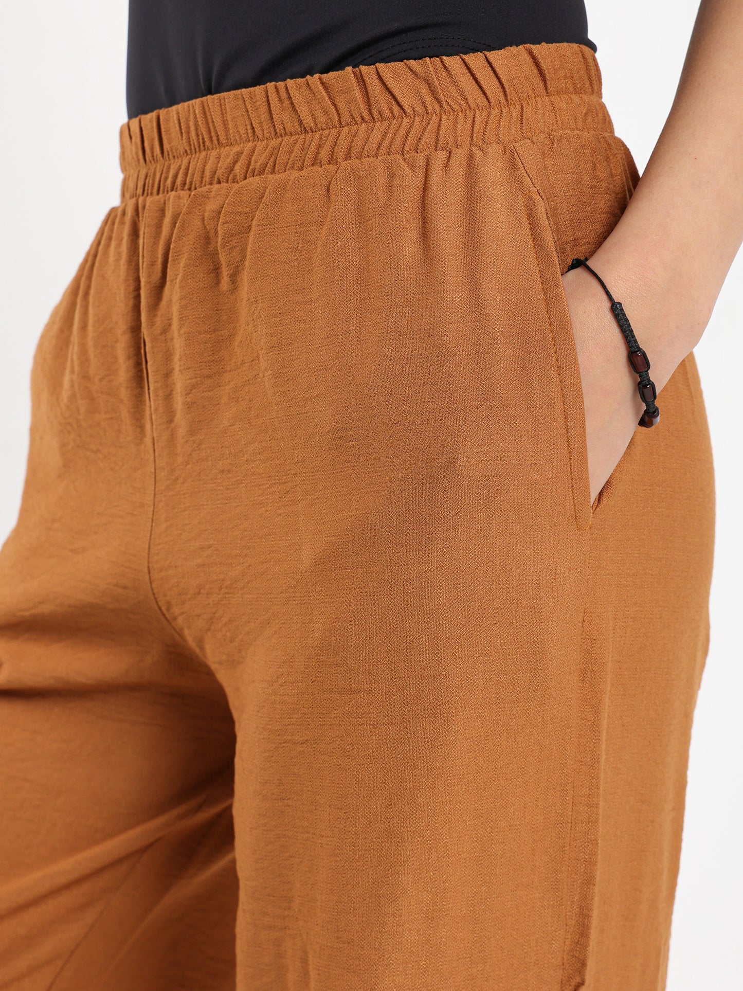 Loose Pants with Side Pockets