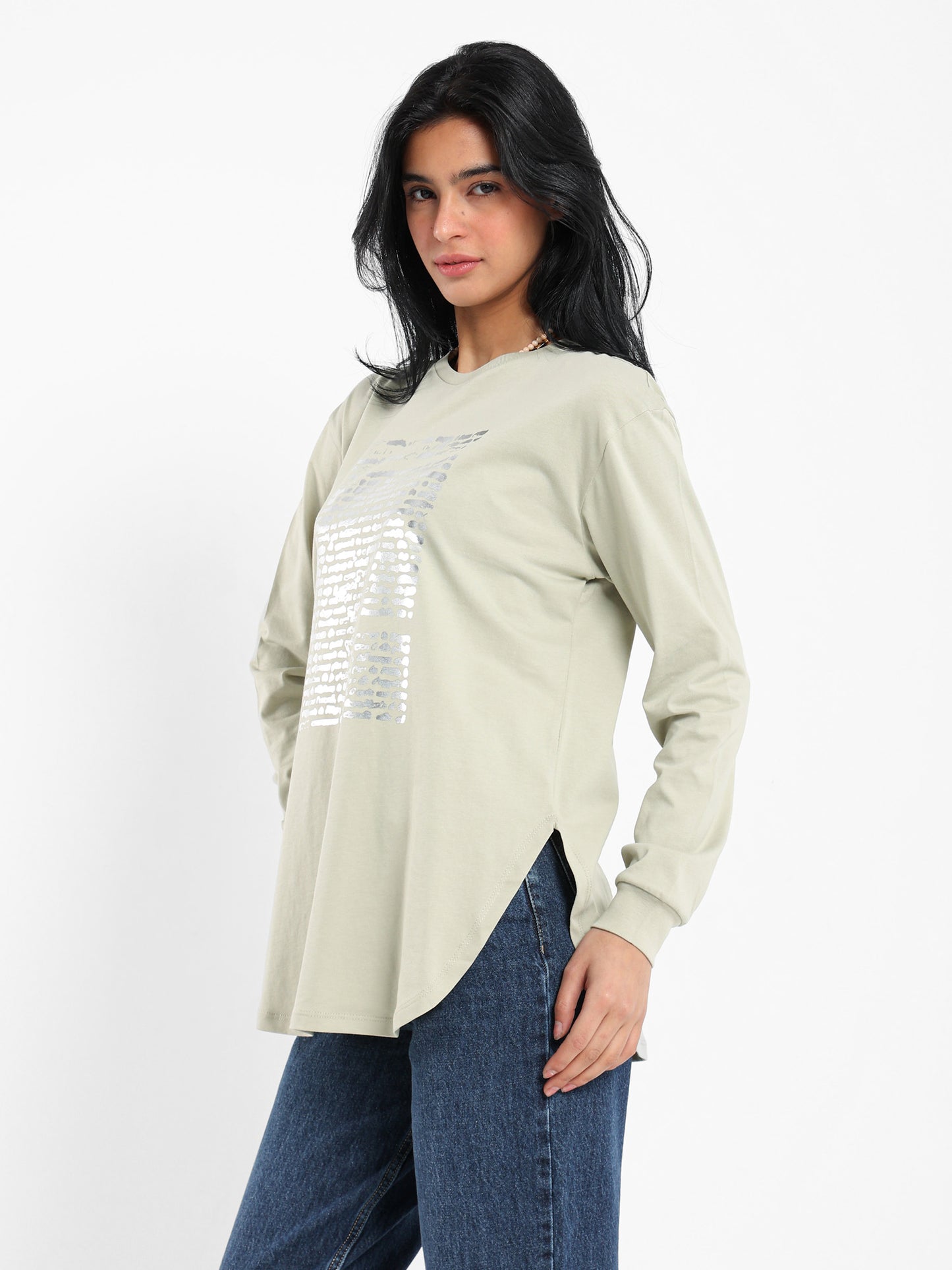 Oversized Long Sleeve T-Shirt
