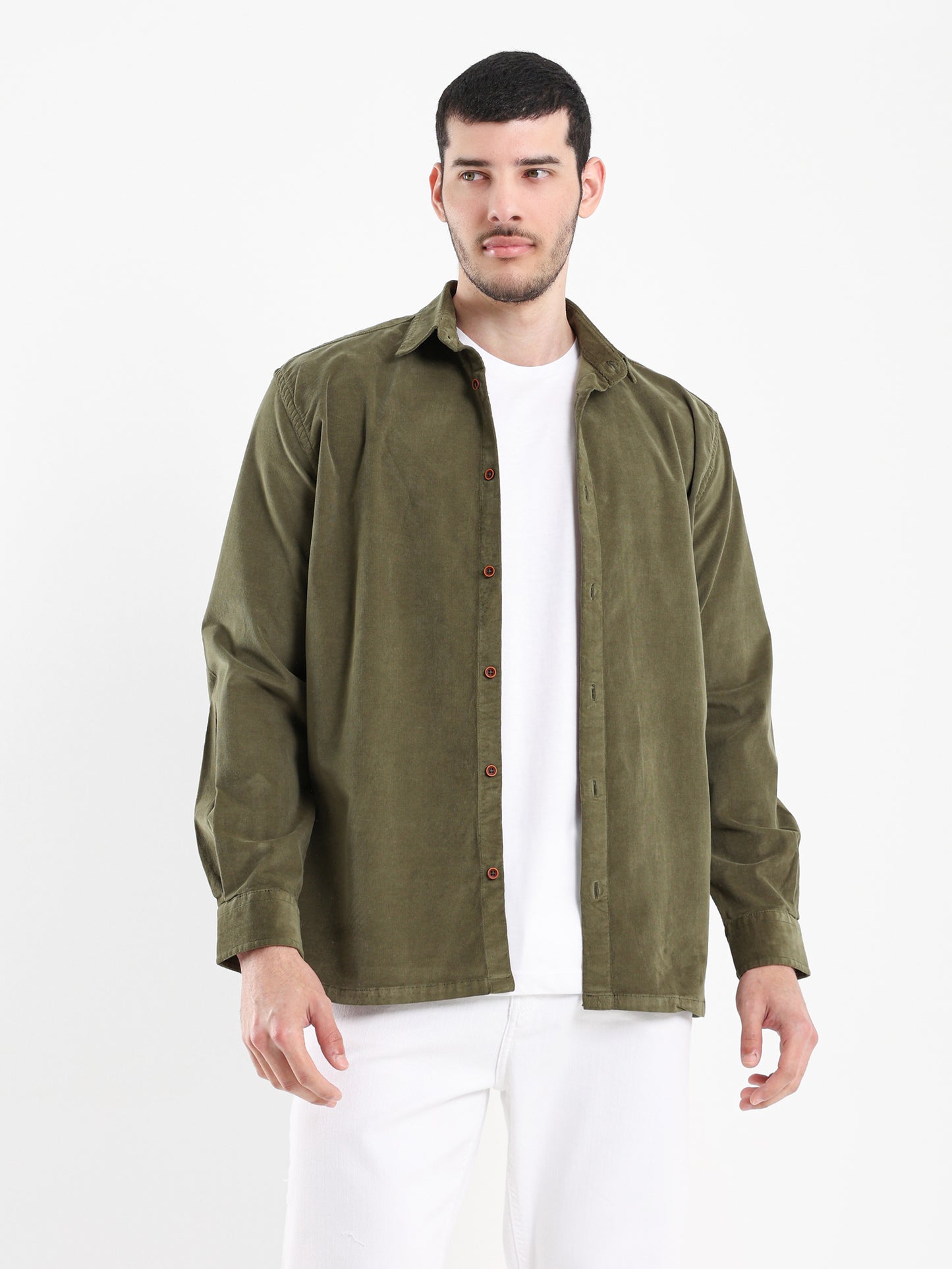 Corduroy Long Sleeve Shirt